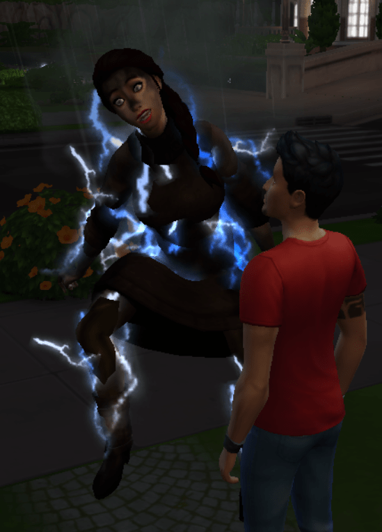 When you just trying to have a conversation and get struck by lightning