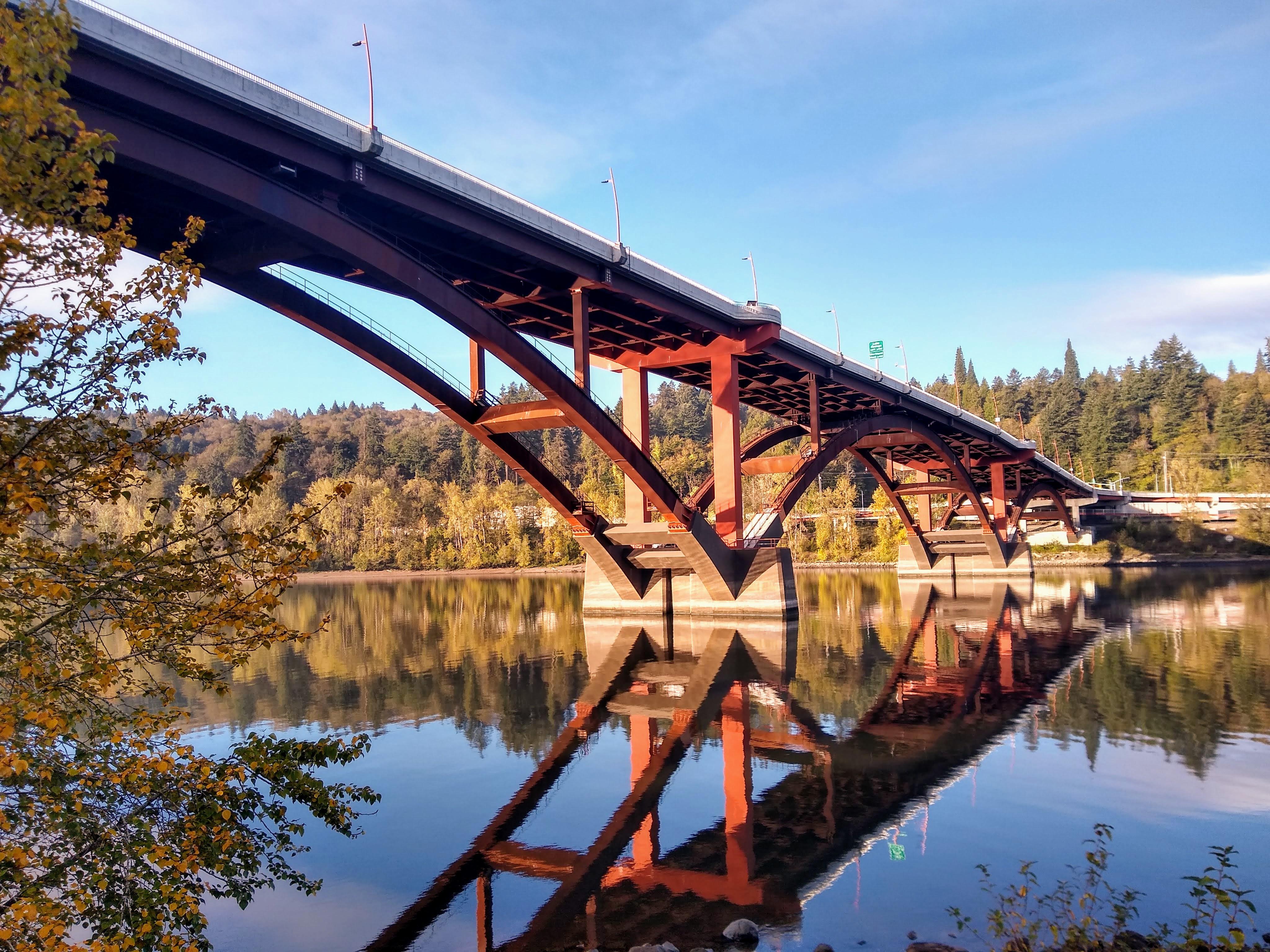 Sellwood Bridge this morning r/Portland