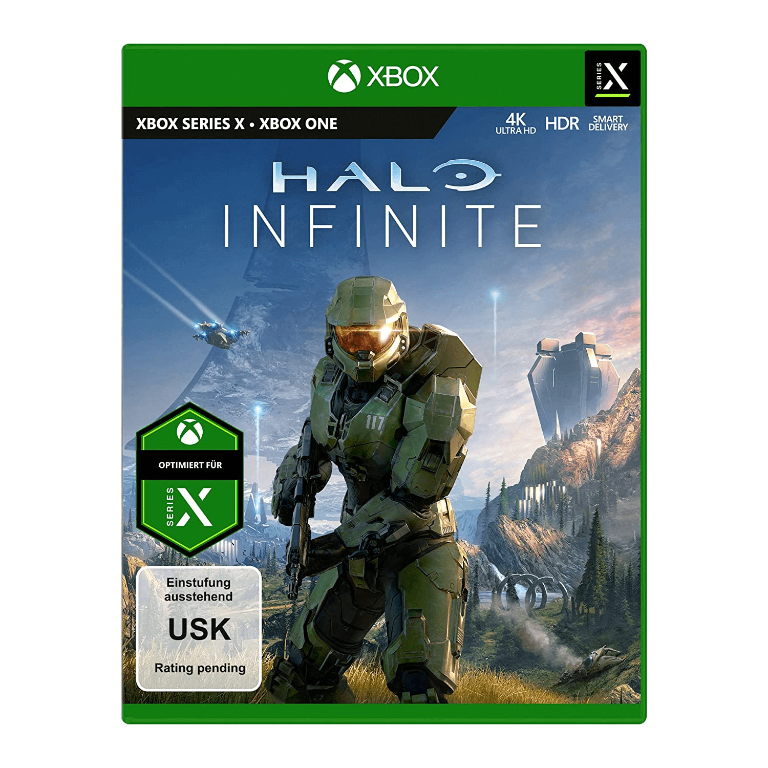 Official Infinite game box, courtesy of Amazon Germany r/halo