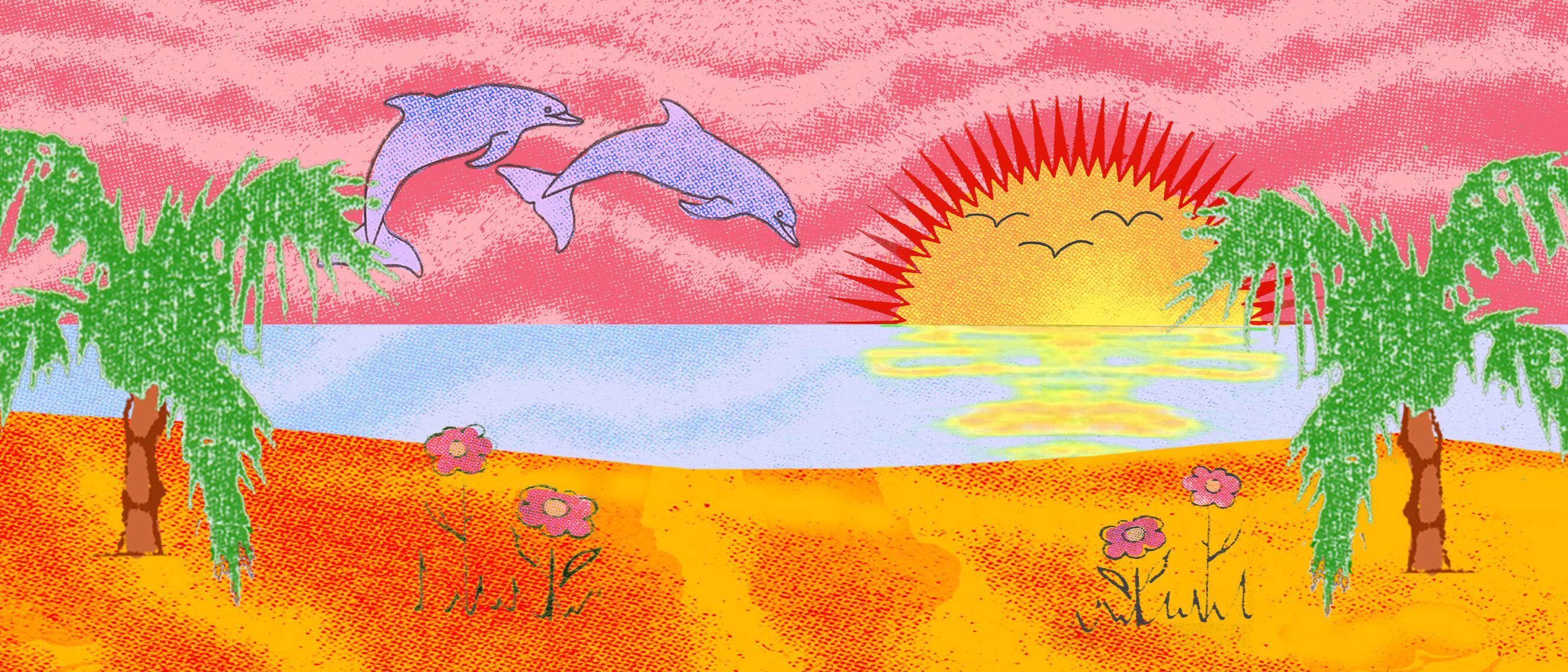 Un Verano Sin Ti HD Spotify banner/header with the sun reflecting in