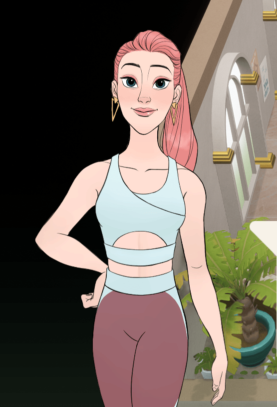 I always see Leah looking down on me so this sprite threw me offguard