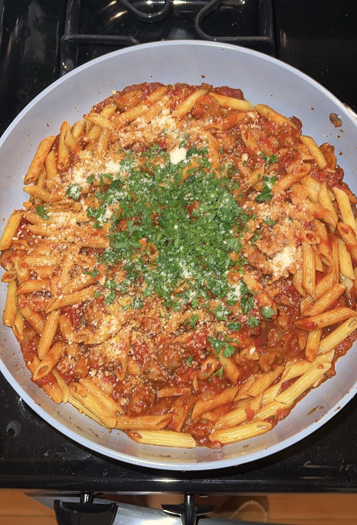 [homemade] Sausage & chorizo ragu r/food