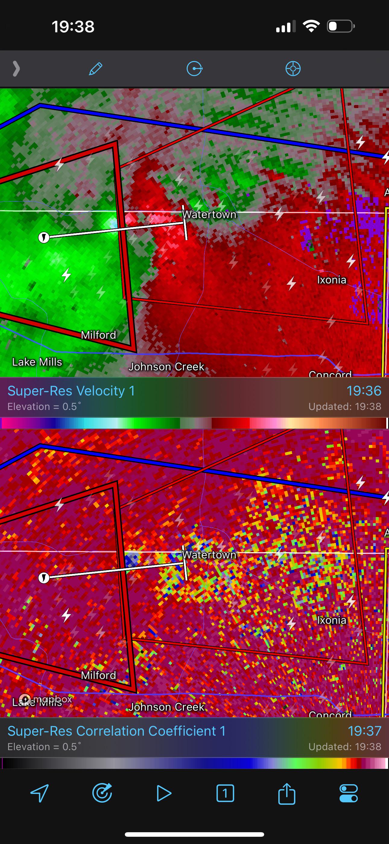 Watertown WI take shelter NOW! r/tornado