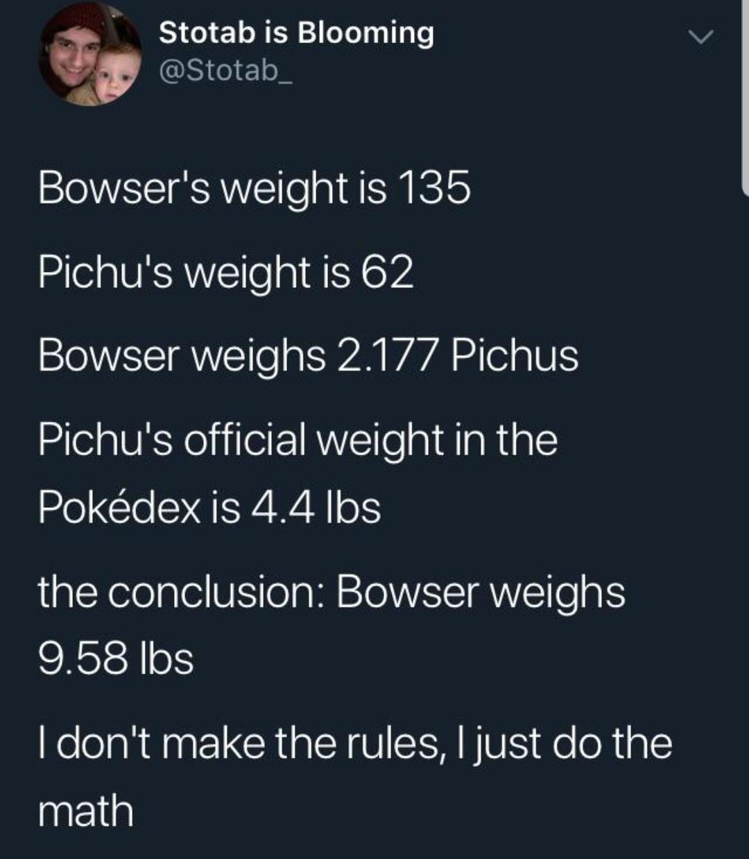 [Offsite] Bowser's Weight r/theydidthemath