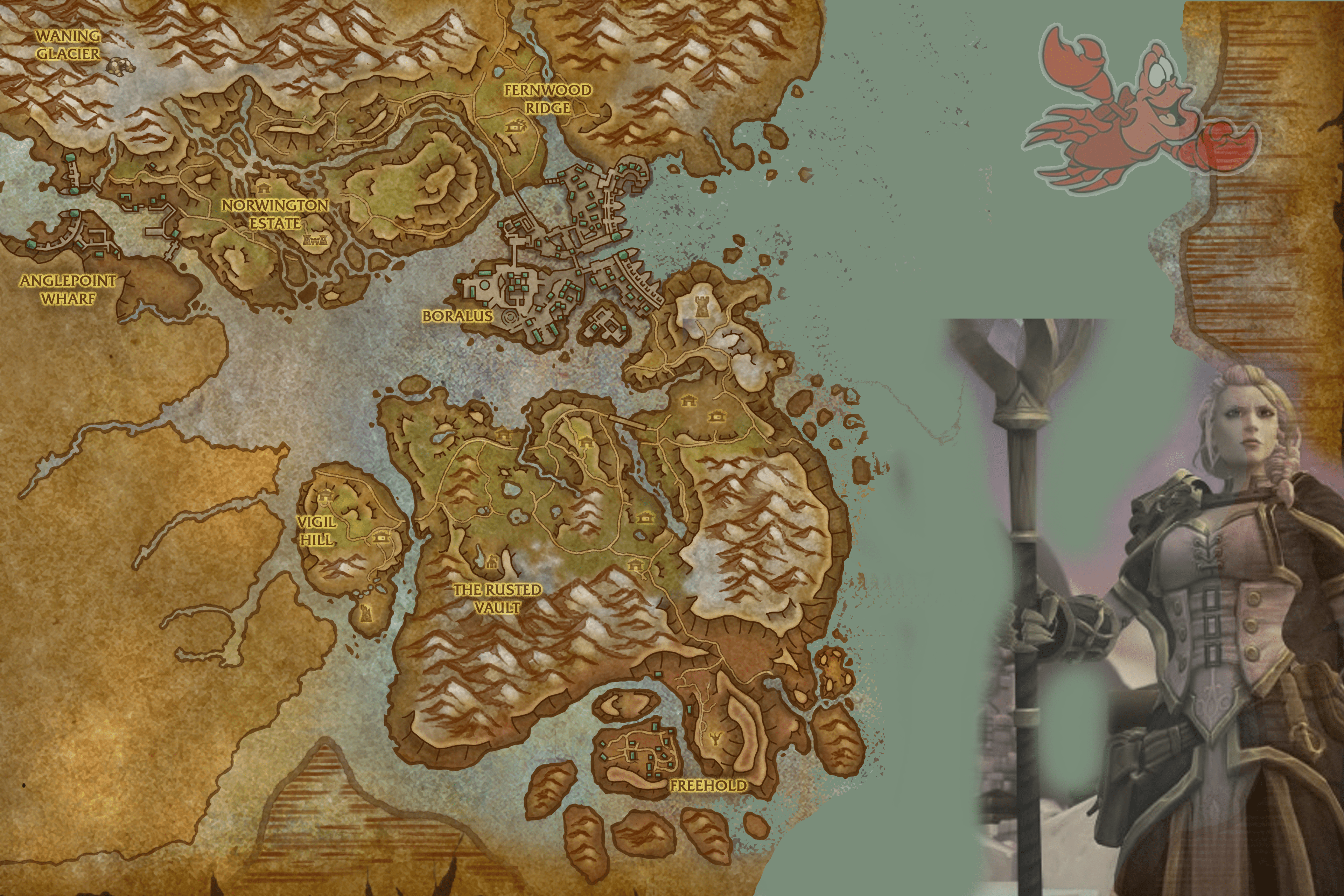 Map Of Tiragarde Sound [Spoiler] Tiragarde Sound Map Proposed fix to bring in line with