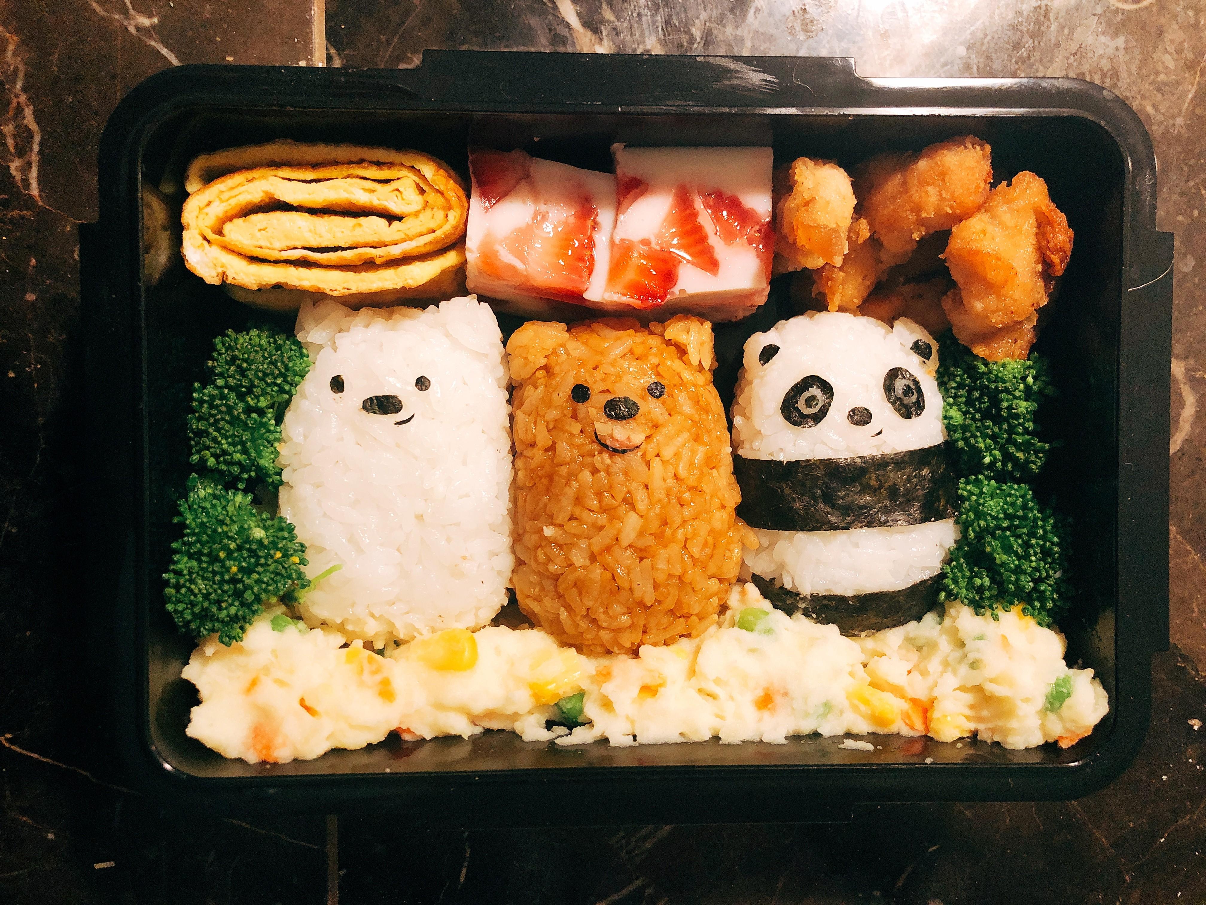 Bento box me and my friend made for a school project ) webarebears