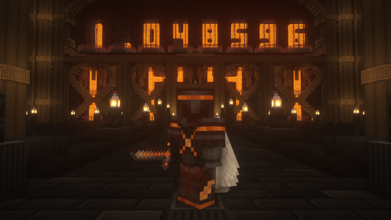 Lava Armor! Made to match the lore of my base! (And a mod that let's me