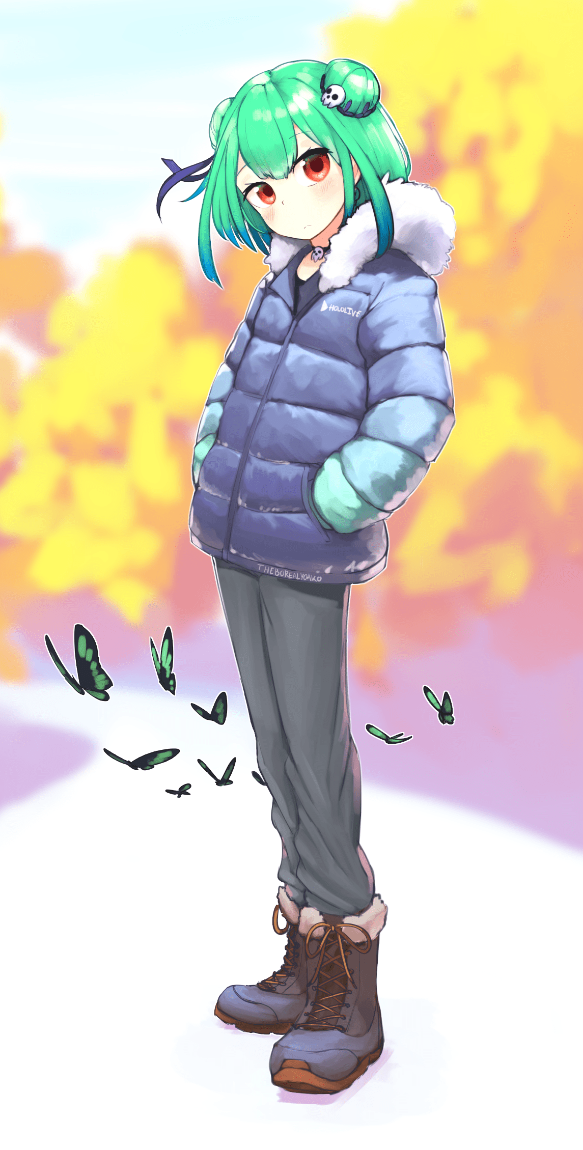 Puffer Jacket Rushia r/Hololive