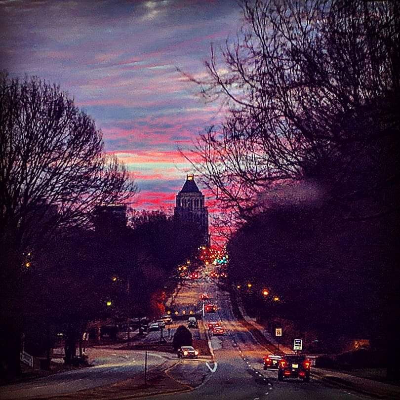 Beautiful View of The Gate City This Morning! r/gso