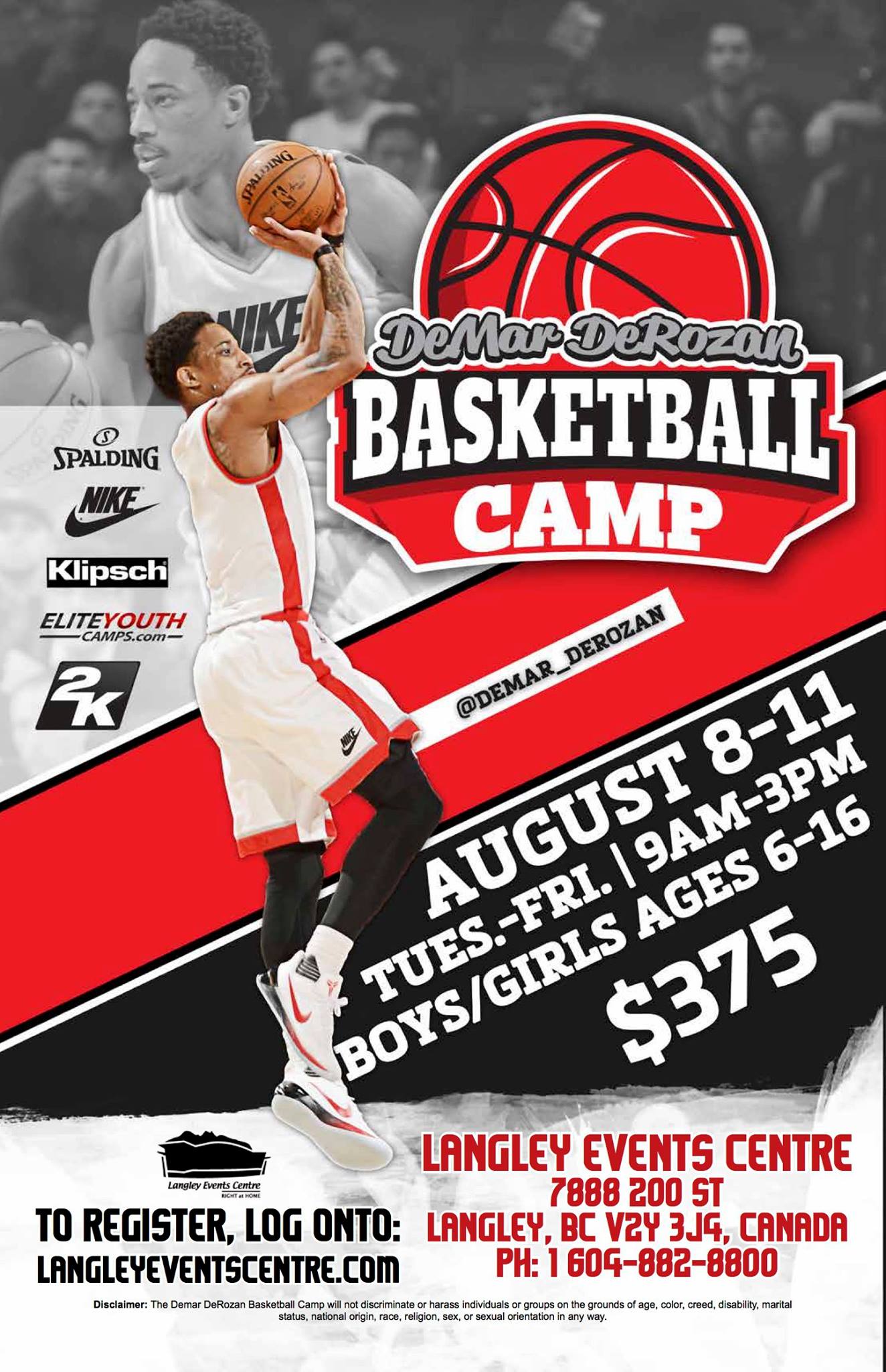 Demar hosting paid basketball camp in Vancouver. Is 27MM per year not