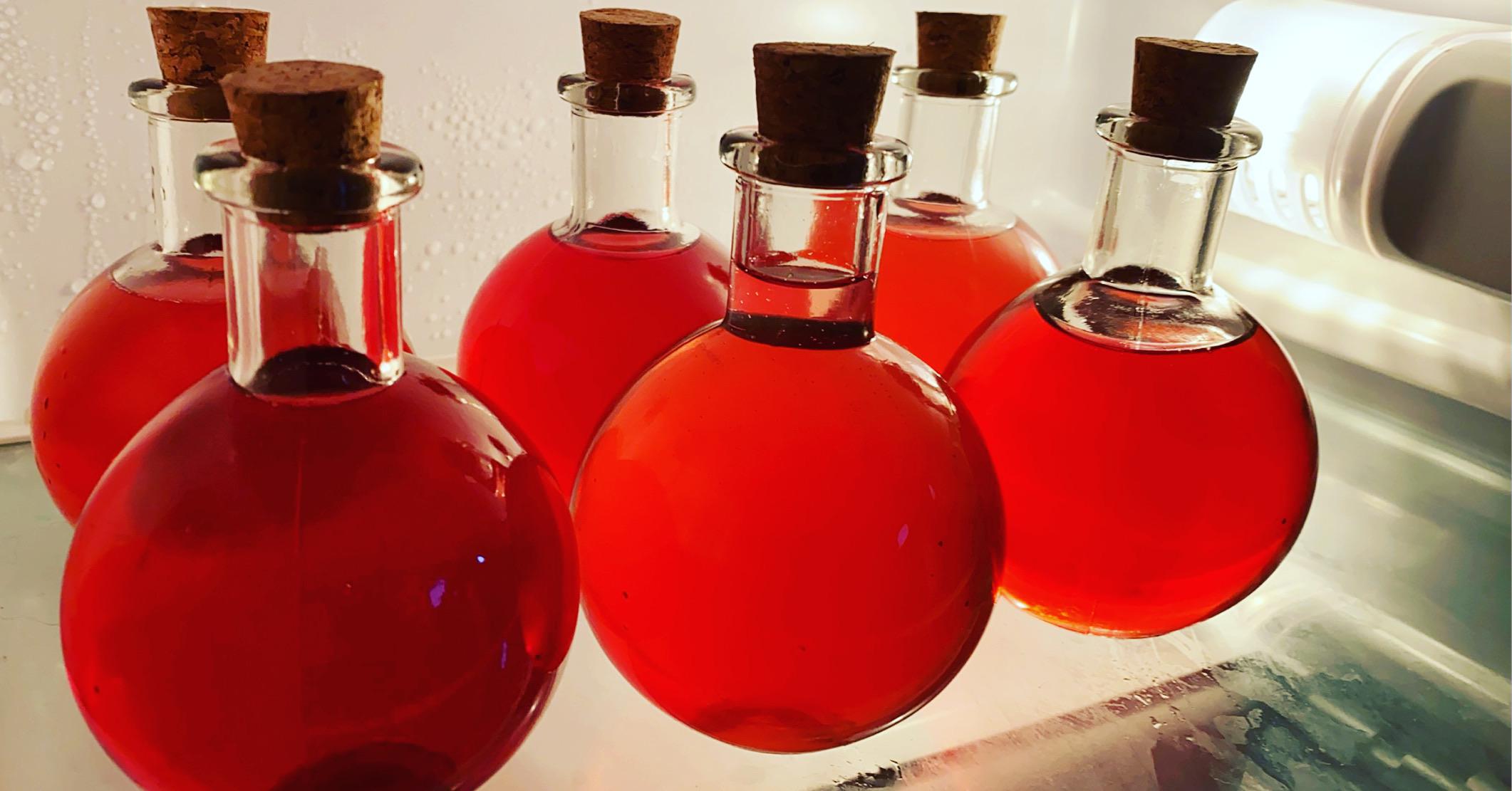 [OC] I made “Health Potions” for my DnD group tonight. r/DnD