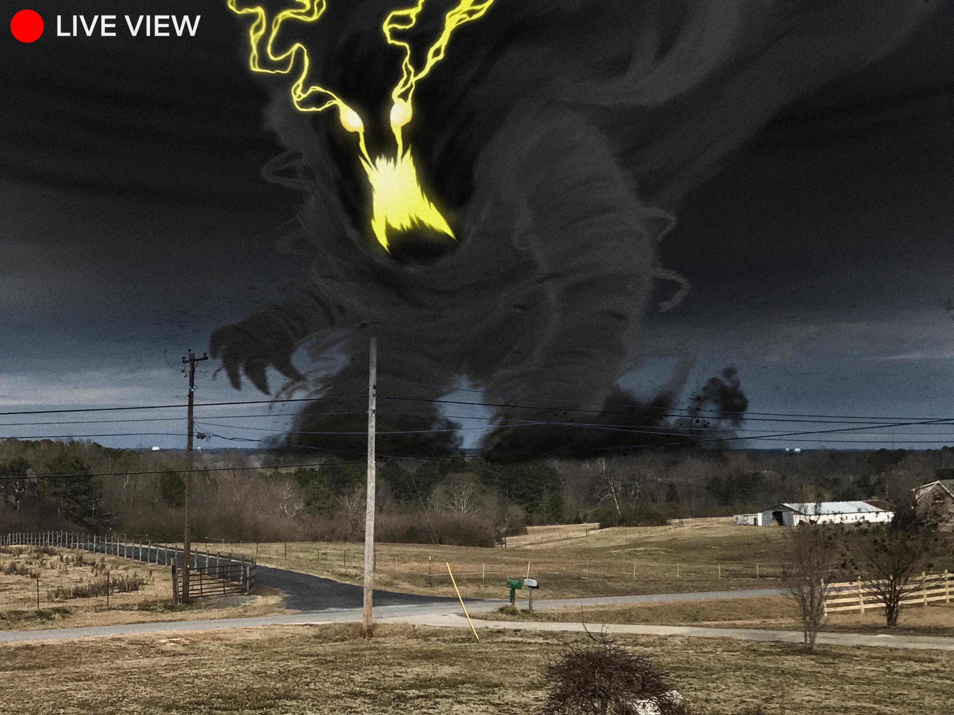 “Tornado Warning” (OC) r/TrevorHenderson