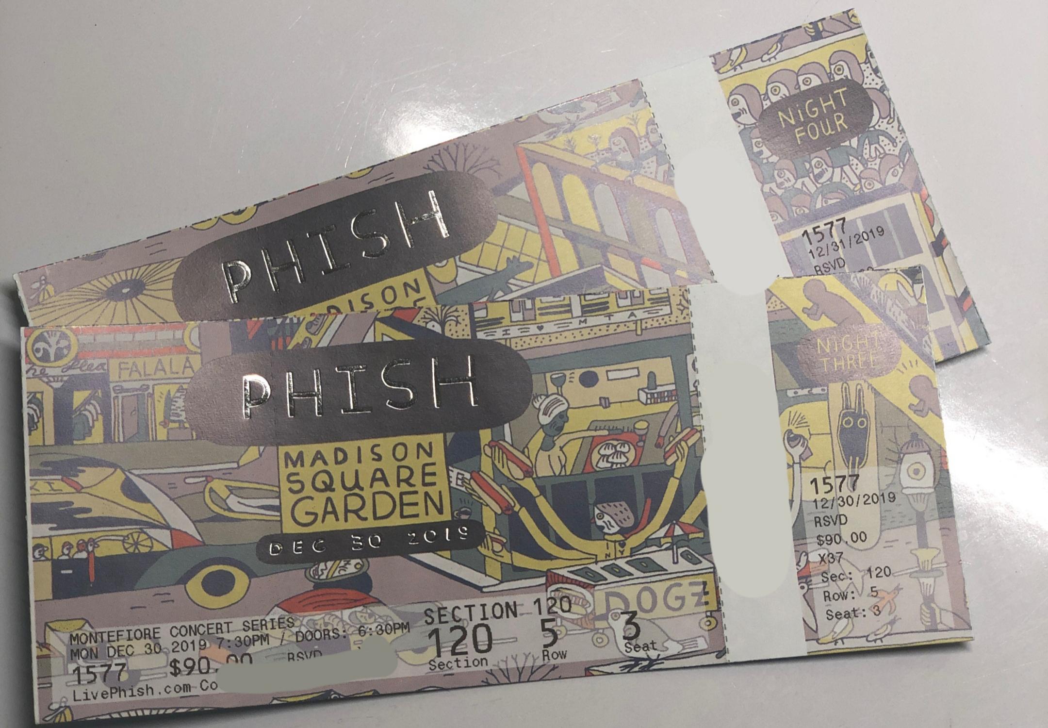 The best Phishmas gift ever! (my dads 100th and 101st show) r/phish