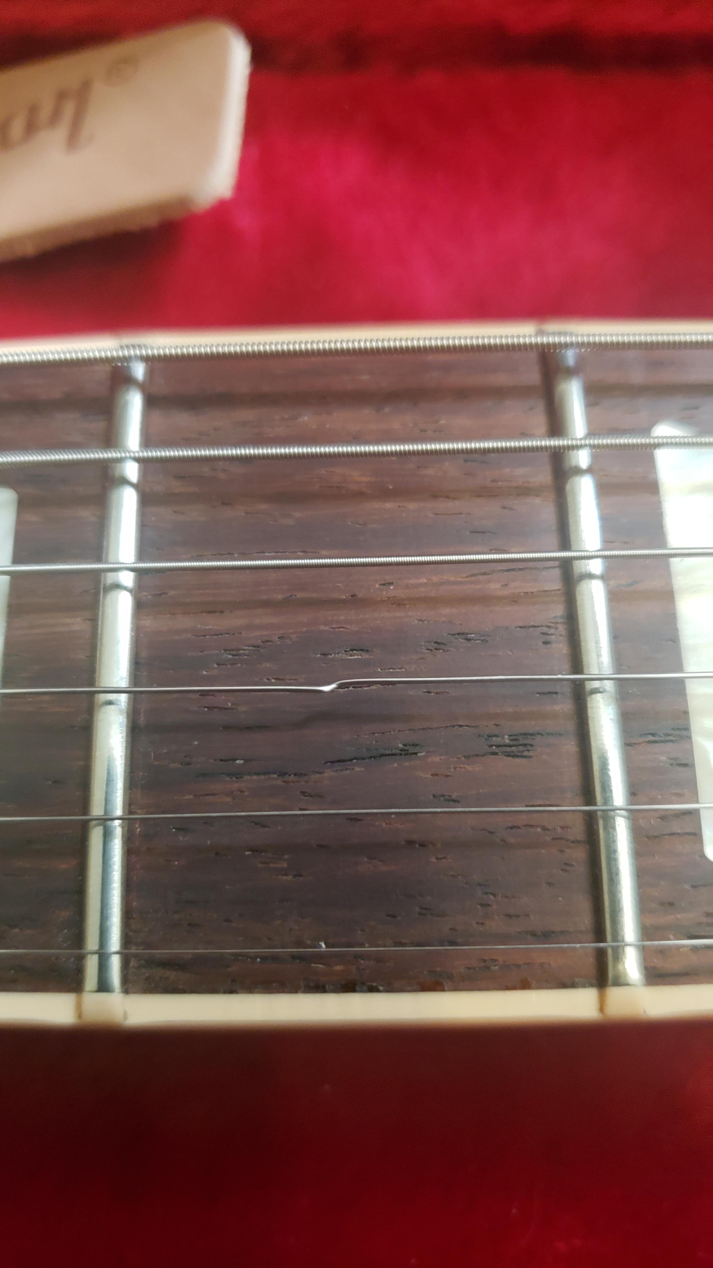Was changing my guitar strings when I accidentally put a knot in one of