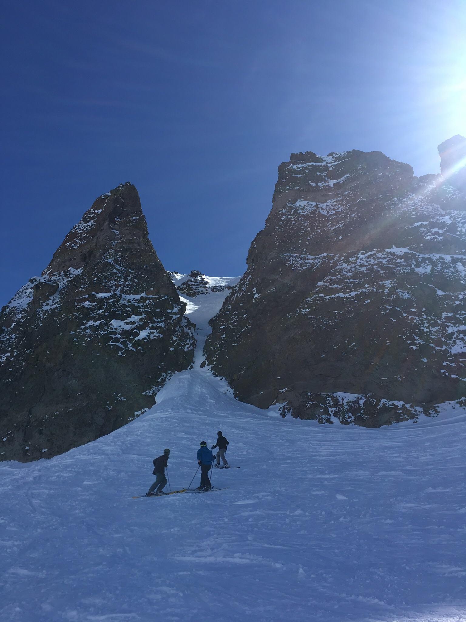 Checking out Heart Chute at Kirkwood (3/31/19). Never got the guts to