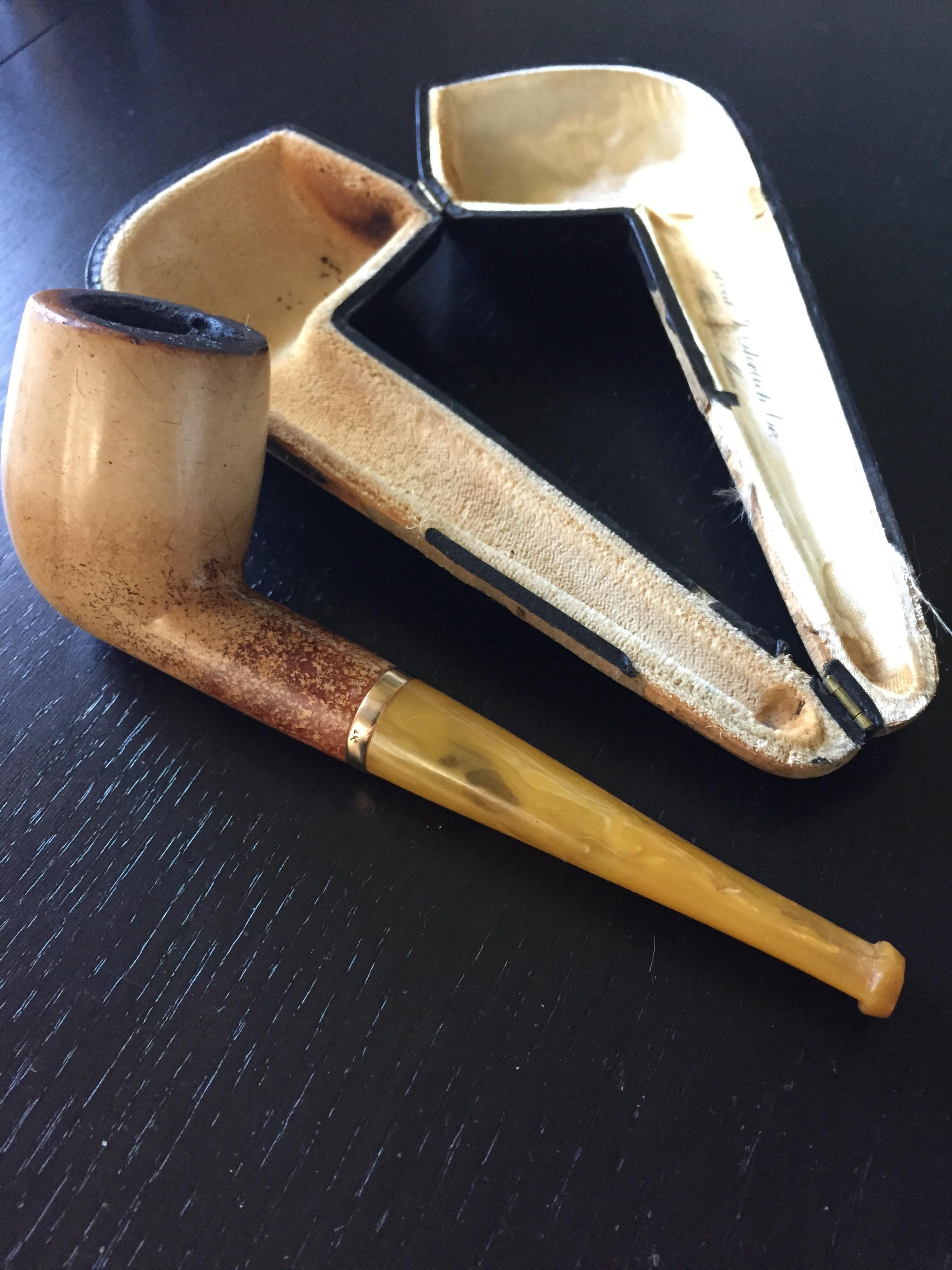 My grandfather’s pipe that I just inherited. He was a great man with a