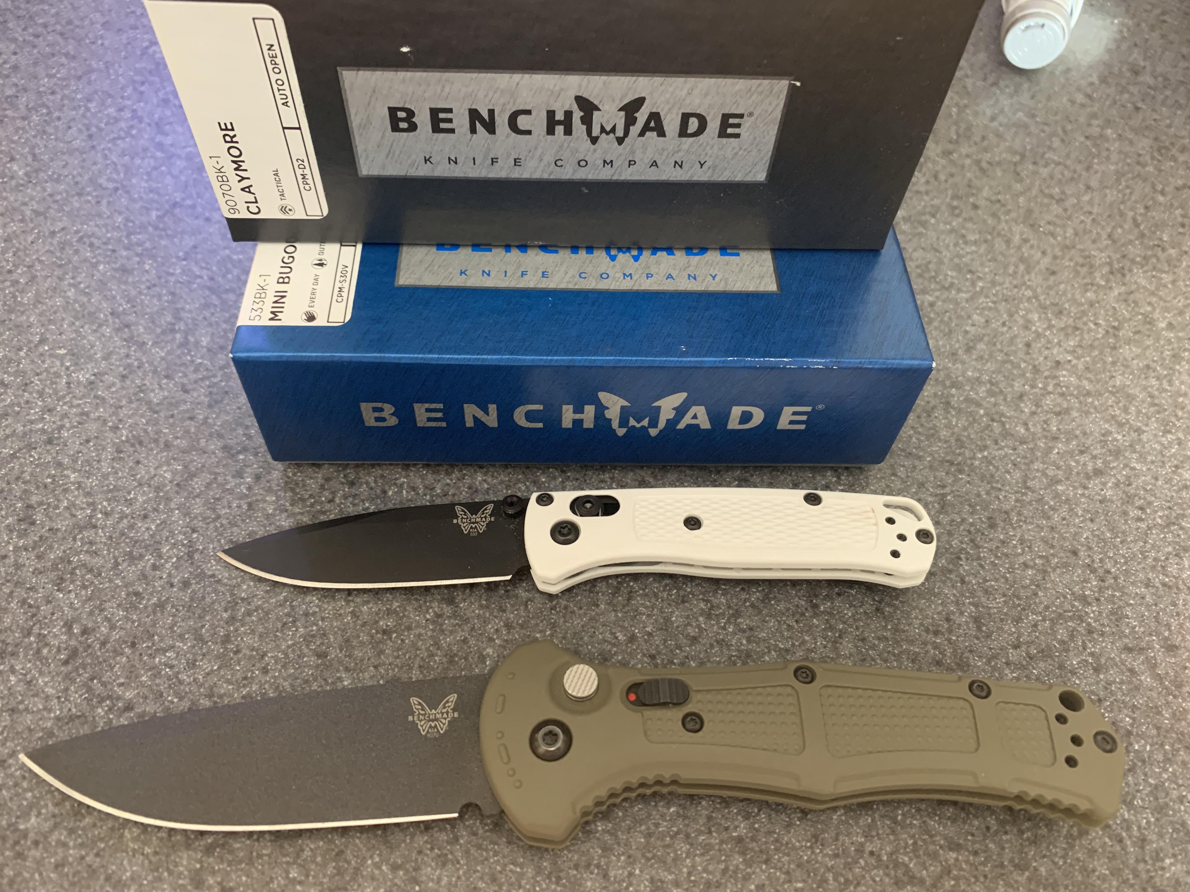 Added the mini bugout to my Benchmade collection today. Couldn’t turn