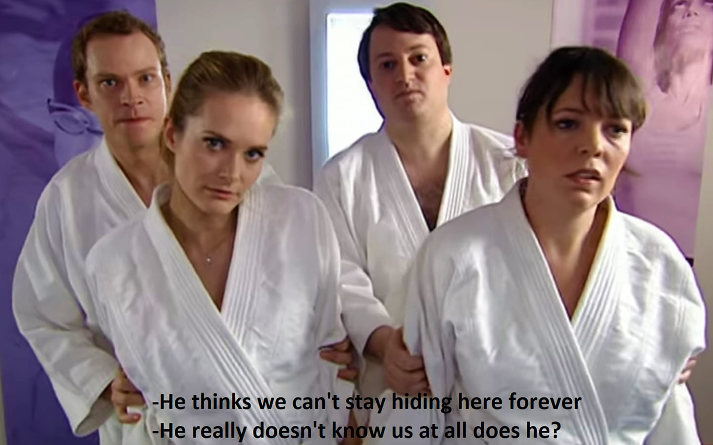 It's alright Jez, use your woman as a human shield r/MitchellAndb