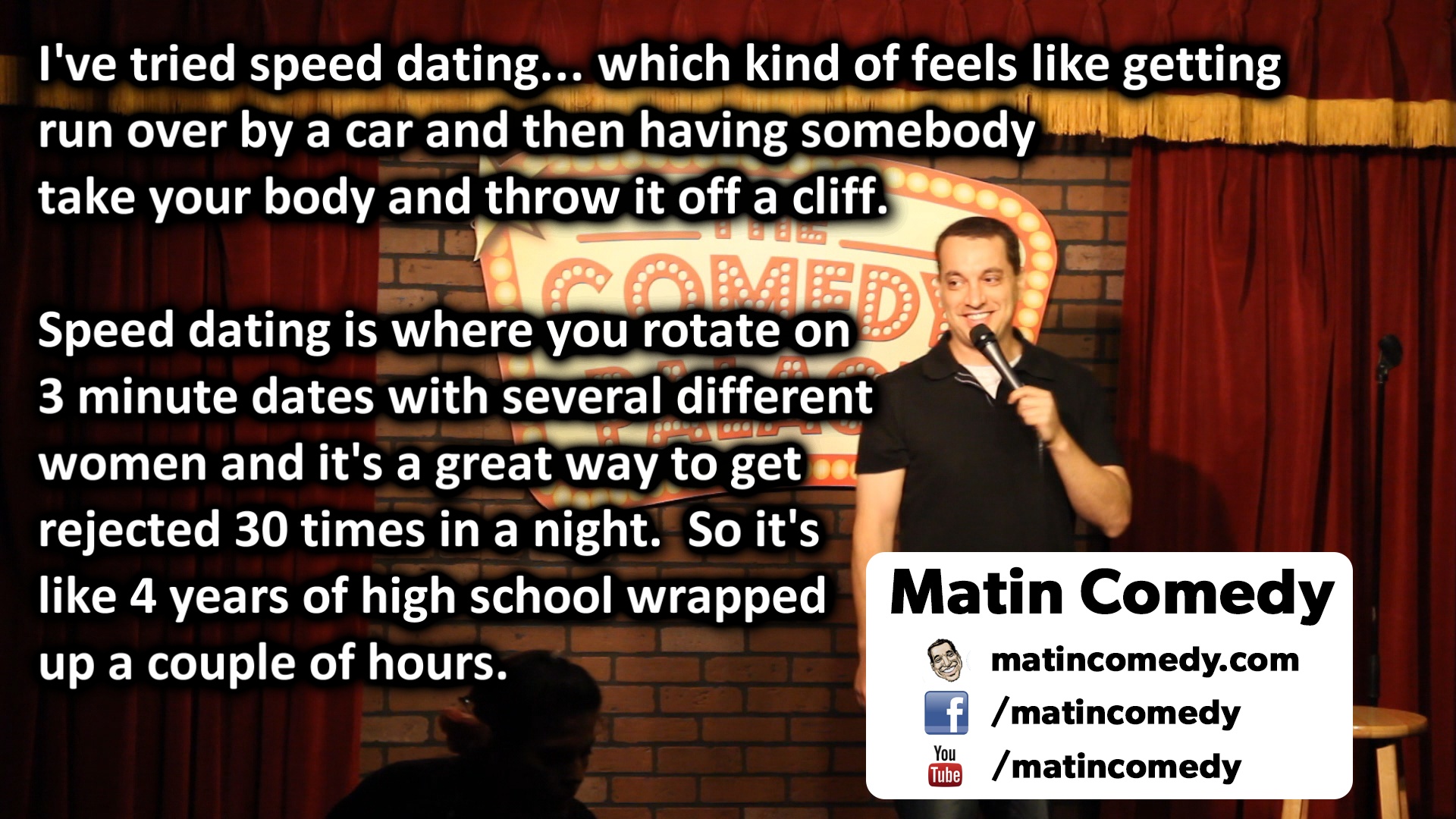 This is what speed dating feels like standupshots