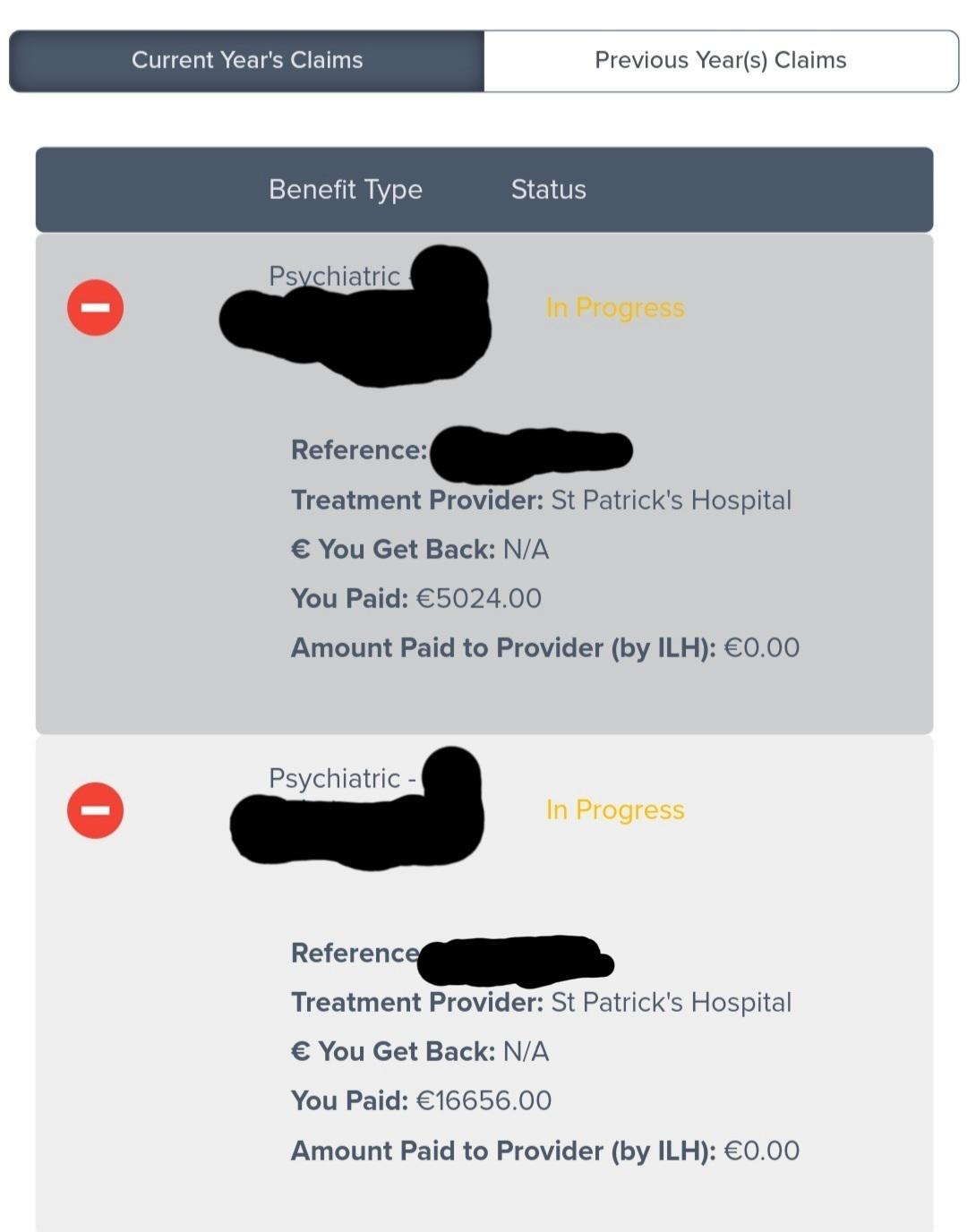 The cost of 1 months private psychiatric care in Ireland r/ireland