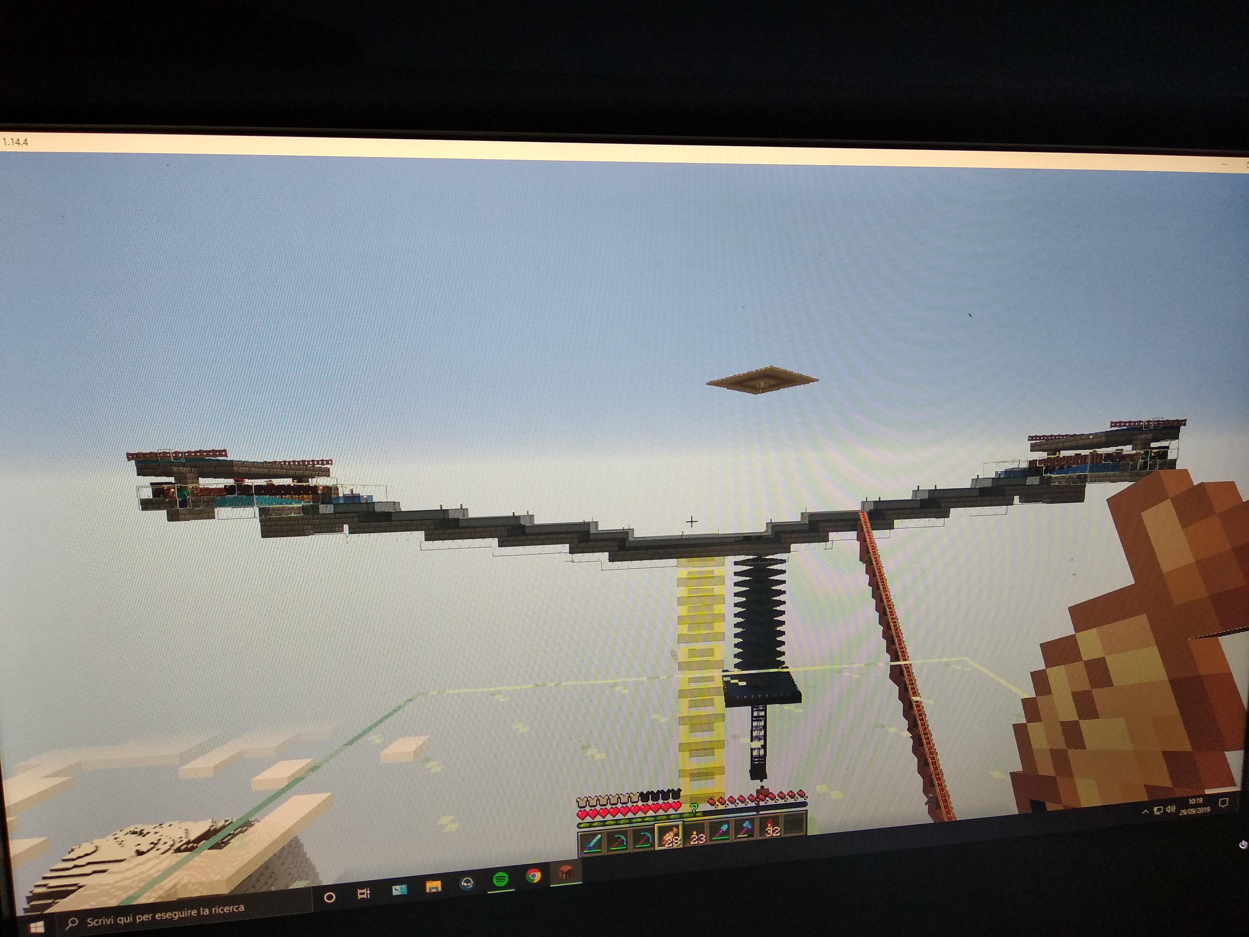 hello guys I built an iron farm(my design) that produces enough I