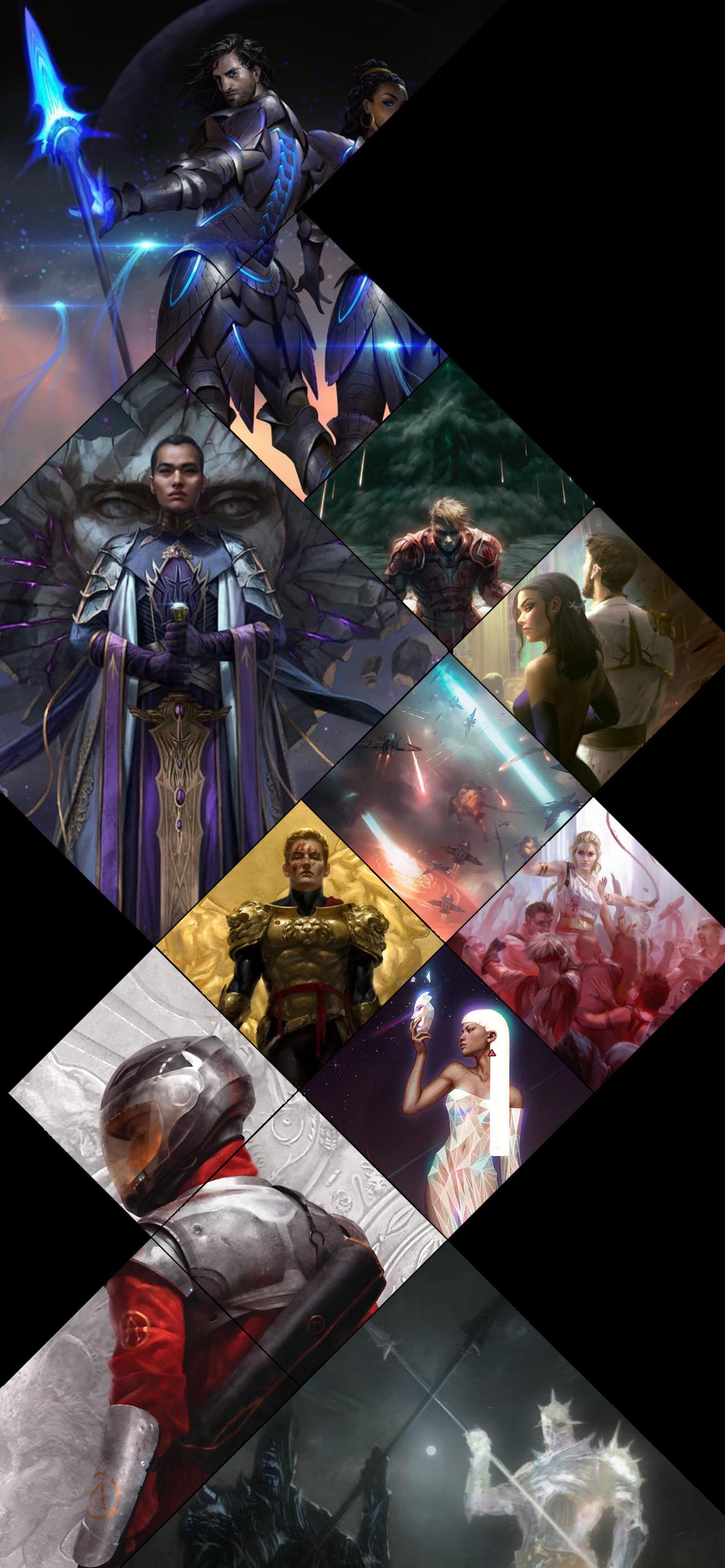 A wallpaper that I made with collections of art and fan art from the