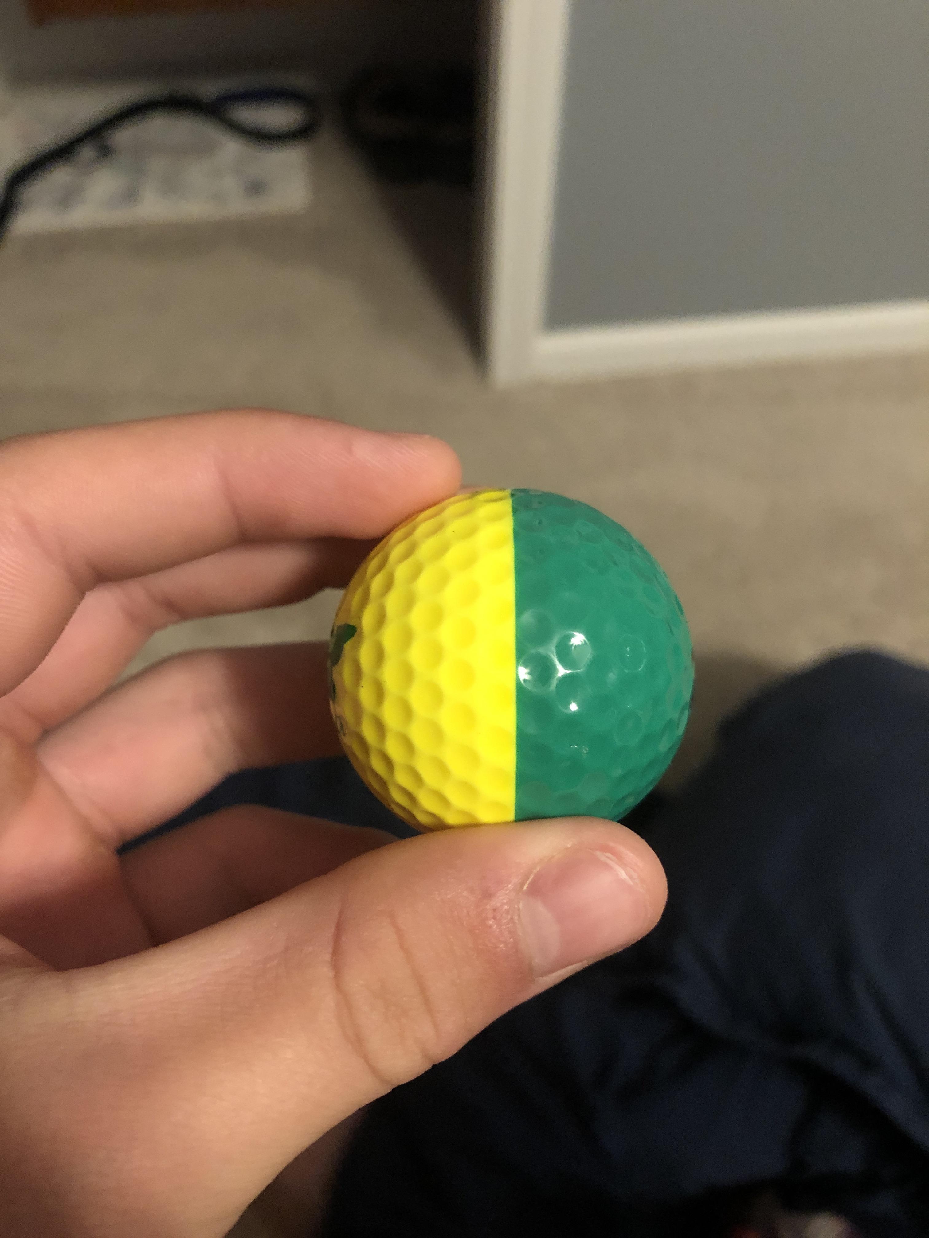 Motion to bring back the 2 colored ball r/golf