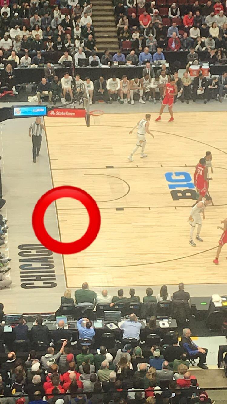 What’s the purpose of the hash mark on the baseline? r/CollegeBasketball