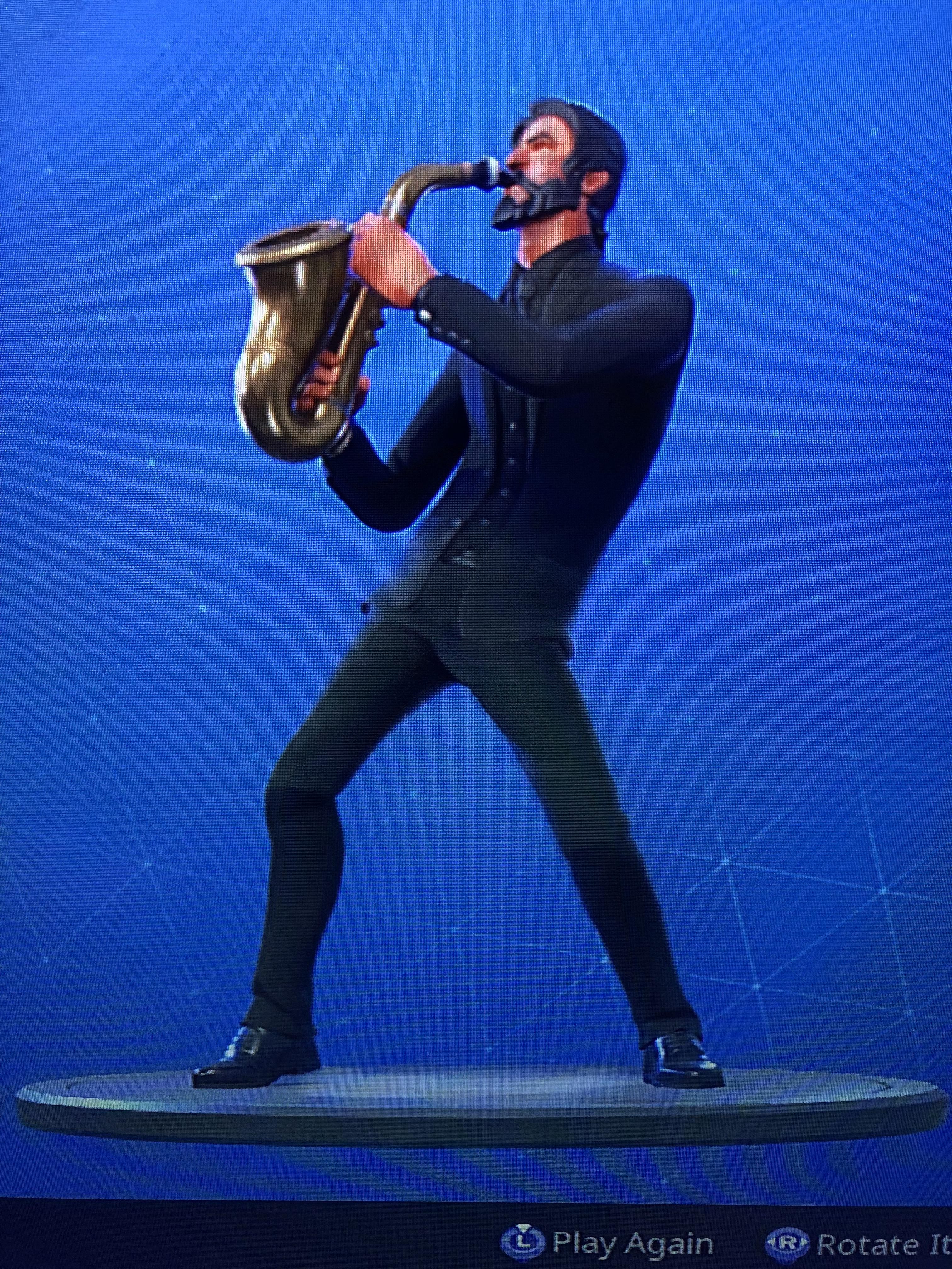 They made epic sax guy a thing in fortnite (wheeze) r/FortNiteBR