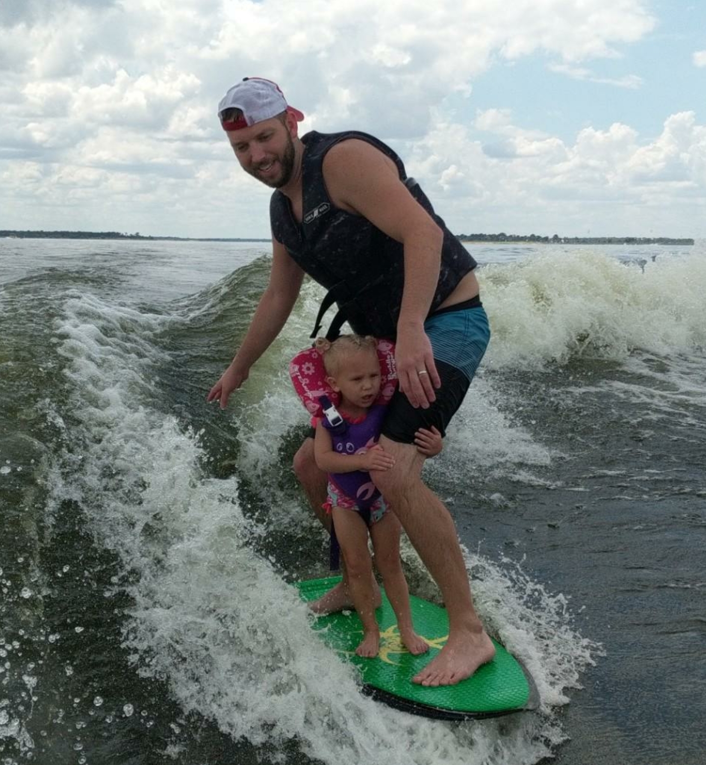 The only way to surf in North Texas is behind a boat. Hopefully we will