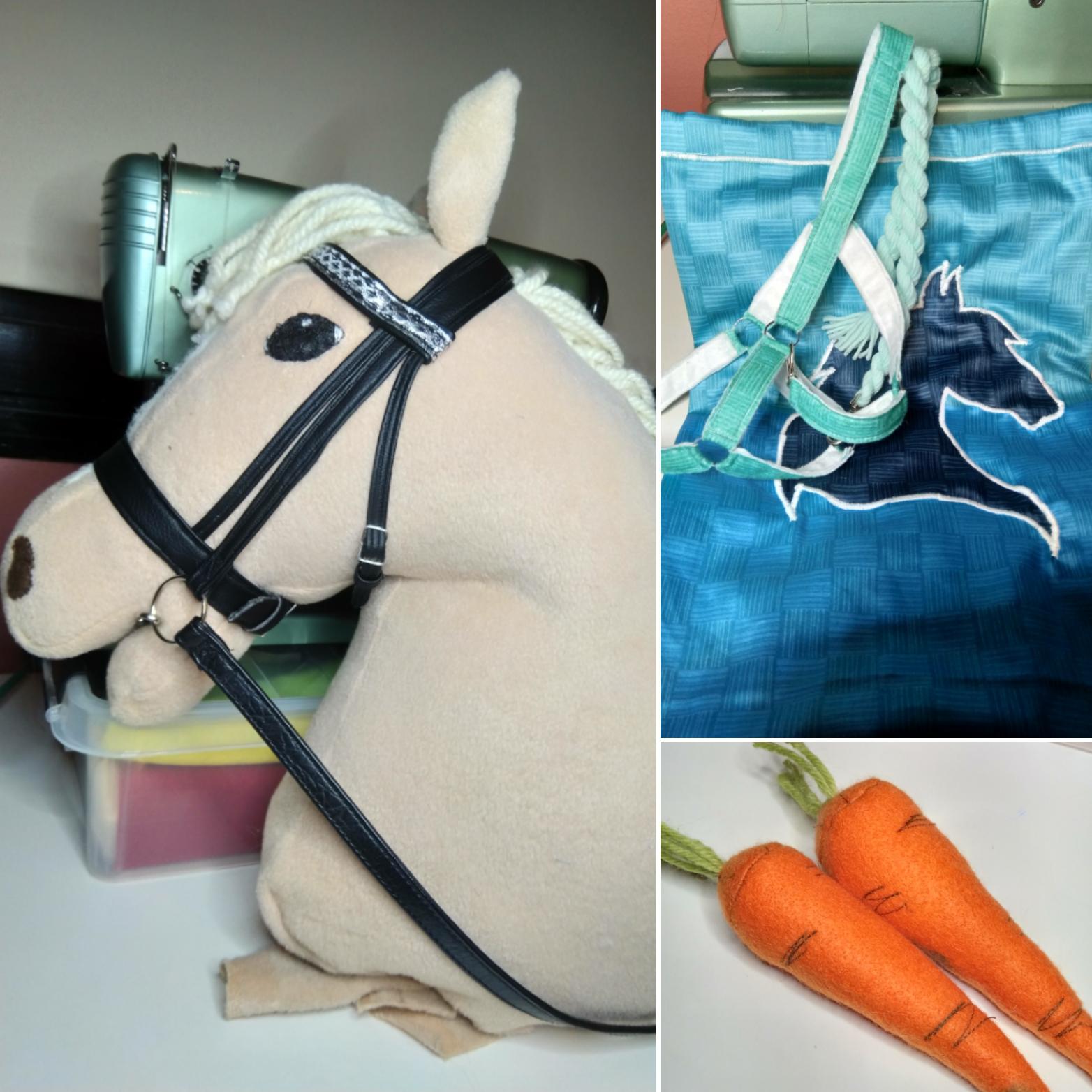 No Sew Stick Horse Pattern