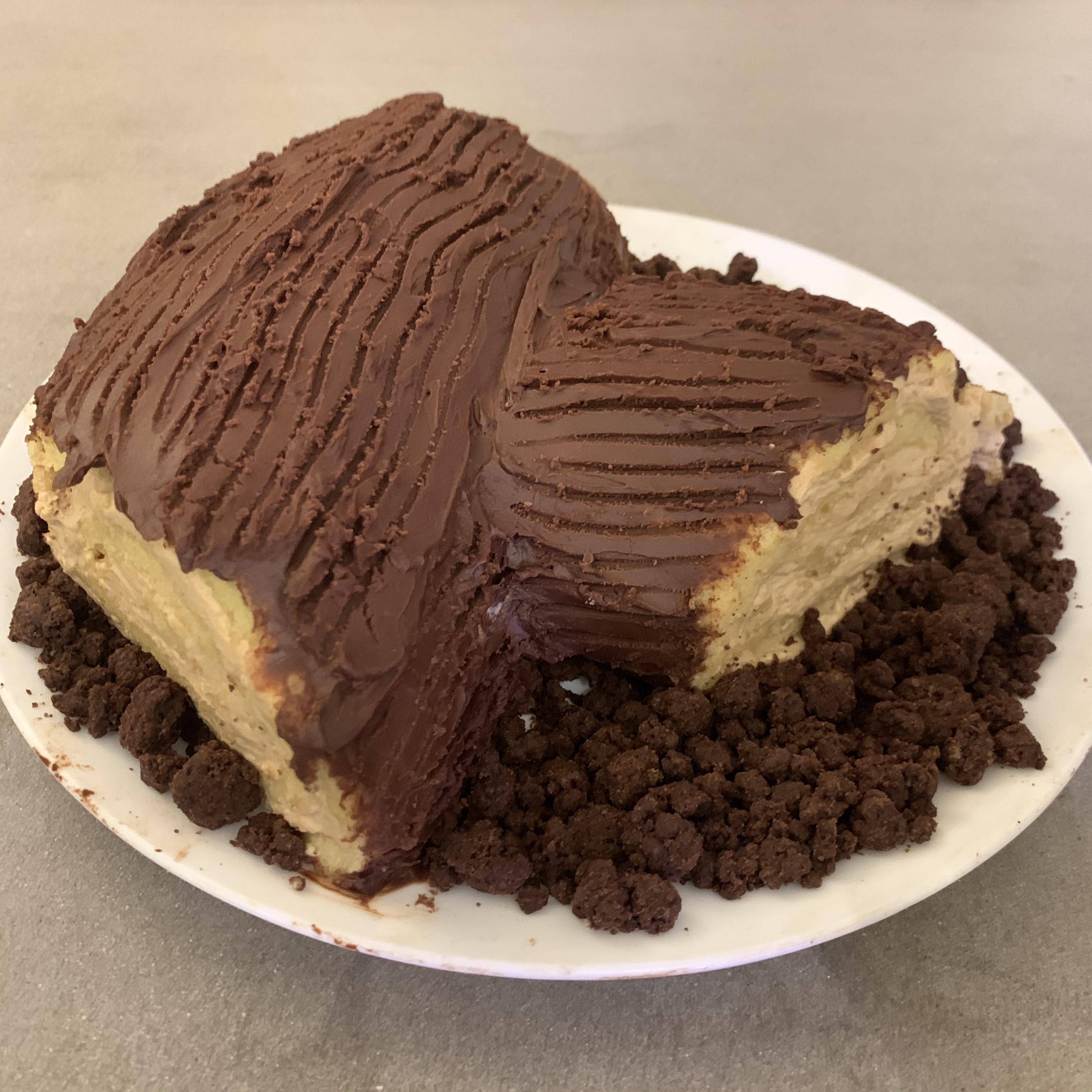 [Homemade] Caramel Espresso Yule Log r/food