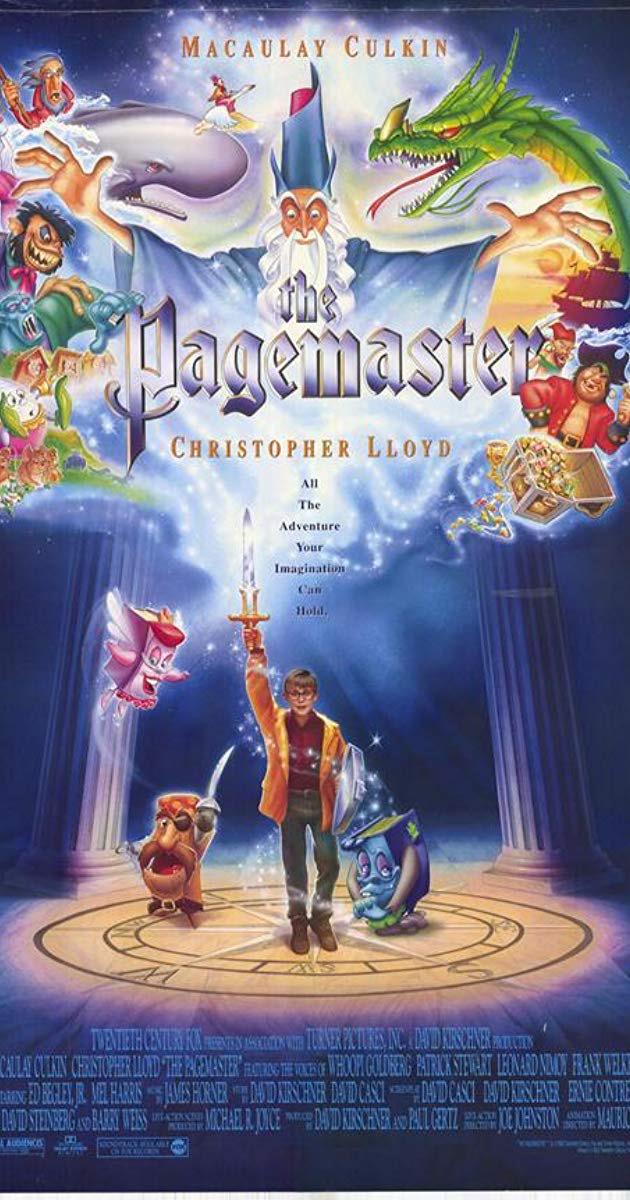 The PageMaster. Starring Macaulay Culkin and Christopher