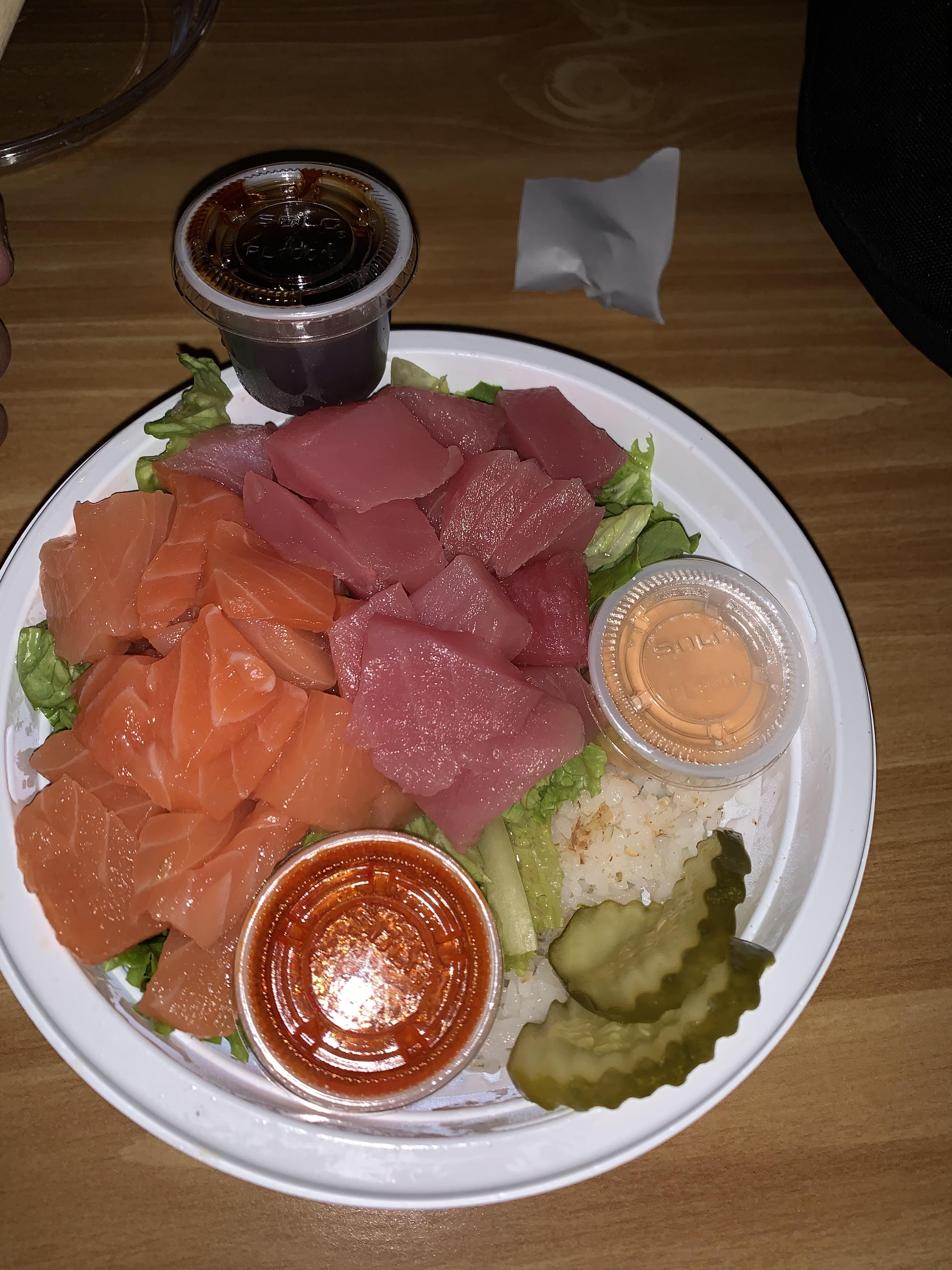 Calories in a poke bowl? caloriecount