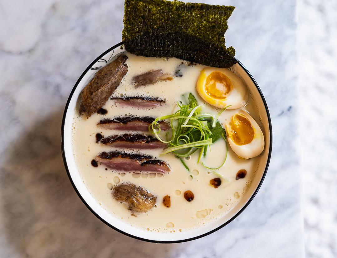 Duck Paitan ramen with sous vide duck chashu and ajitsuke tamago r/ramen