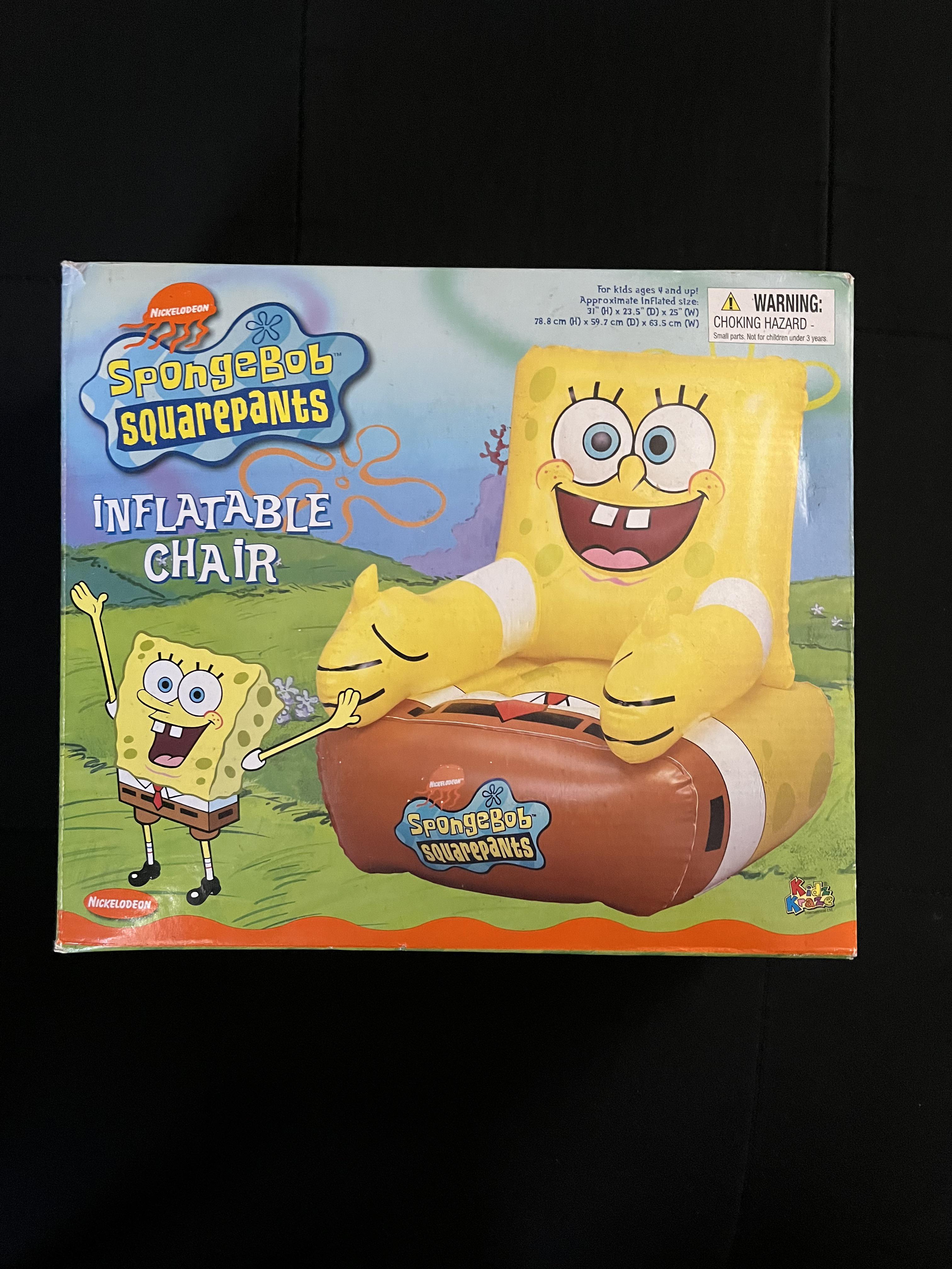 Does anyone else have this SpongeBob inflatable chair from 2001? r