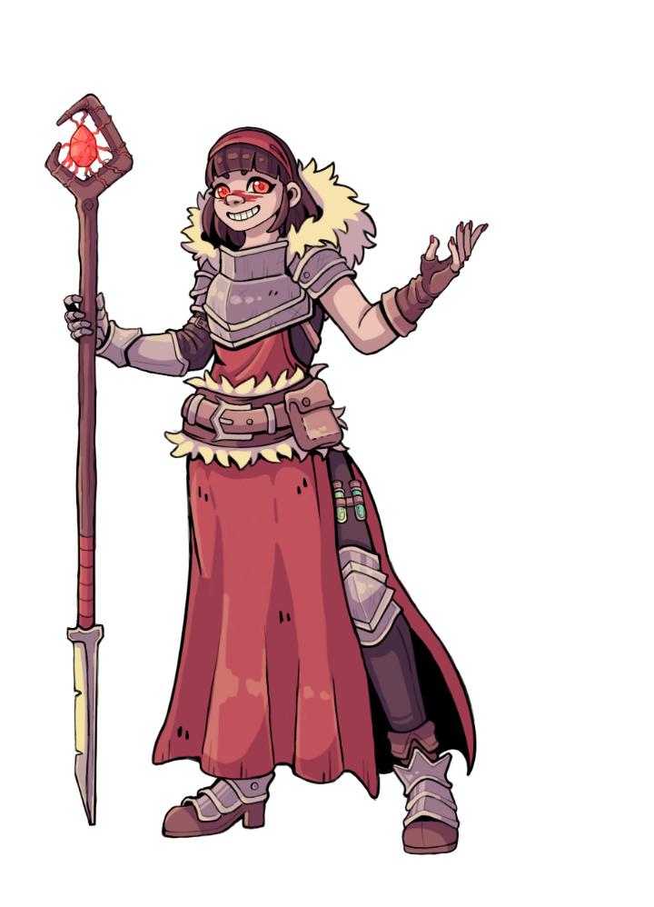 My Amelia Hawke, a blood mage, from Dragon age 2! ☺ Art by