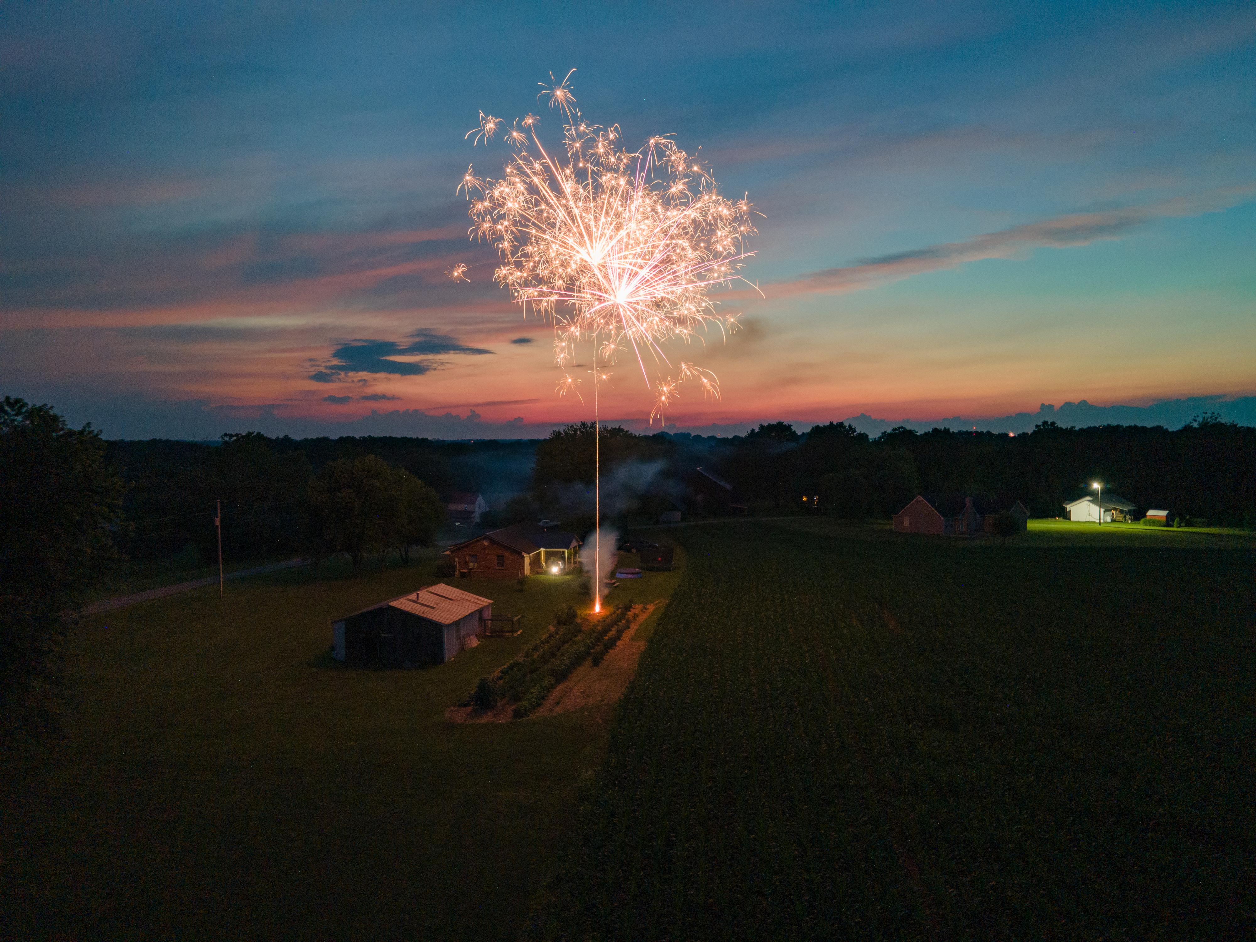 Fireworks in Kentucky. MA2 r/dji