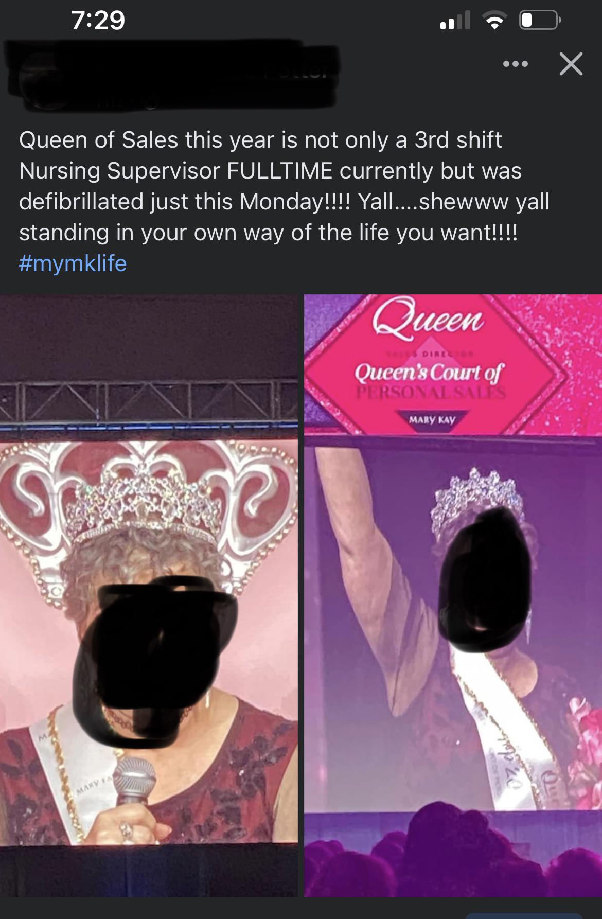 Mary Kay queen of sales 2022… antiMLM