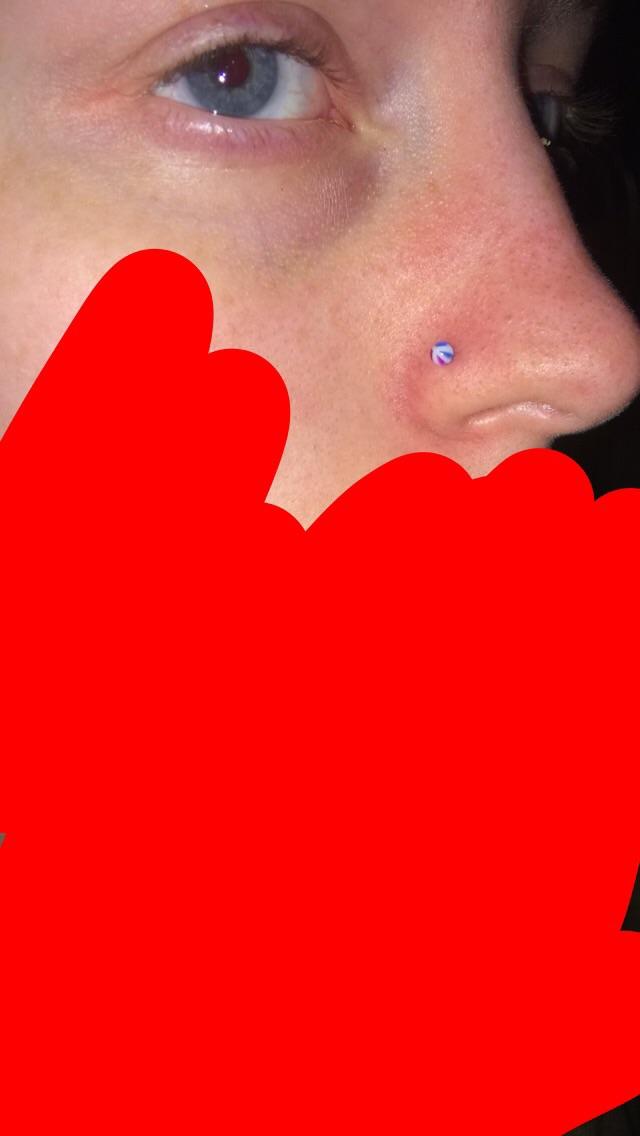 Does this nostril piercing placement look too low? r/PiercingAdvice