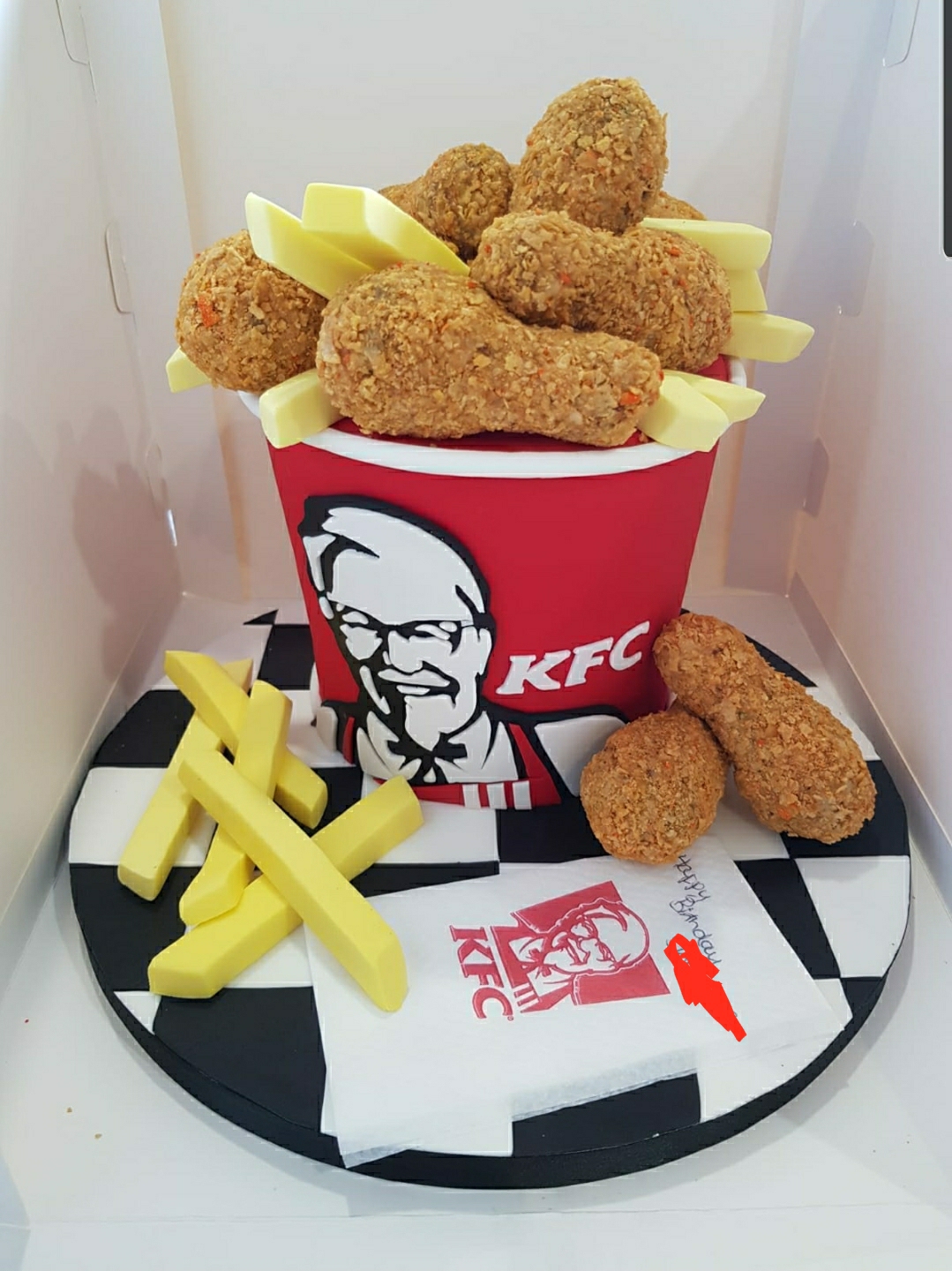 Details 127+ kfc bucket cake in.eteachers