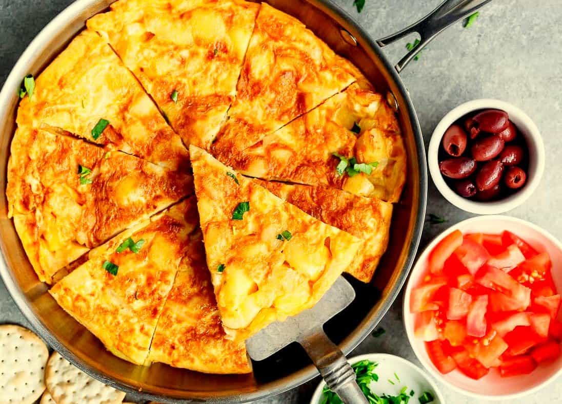 Spanish Quail Egg Tortilla [OC][1096x789] FoodPorn