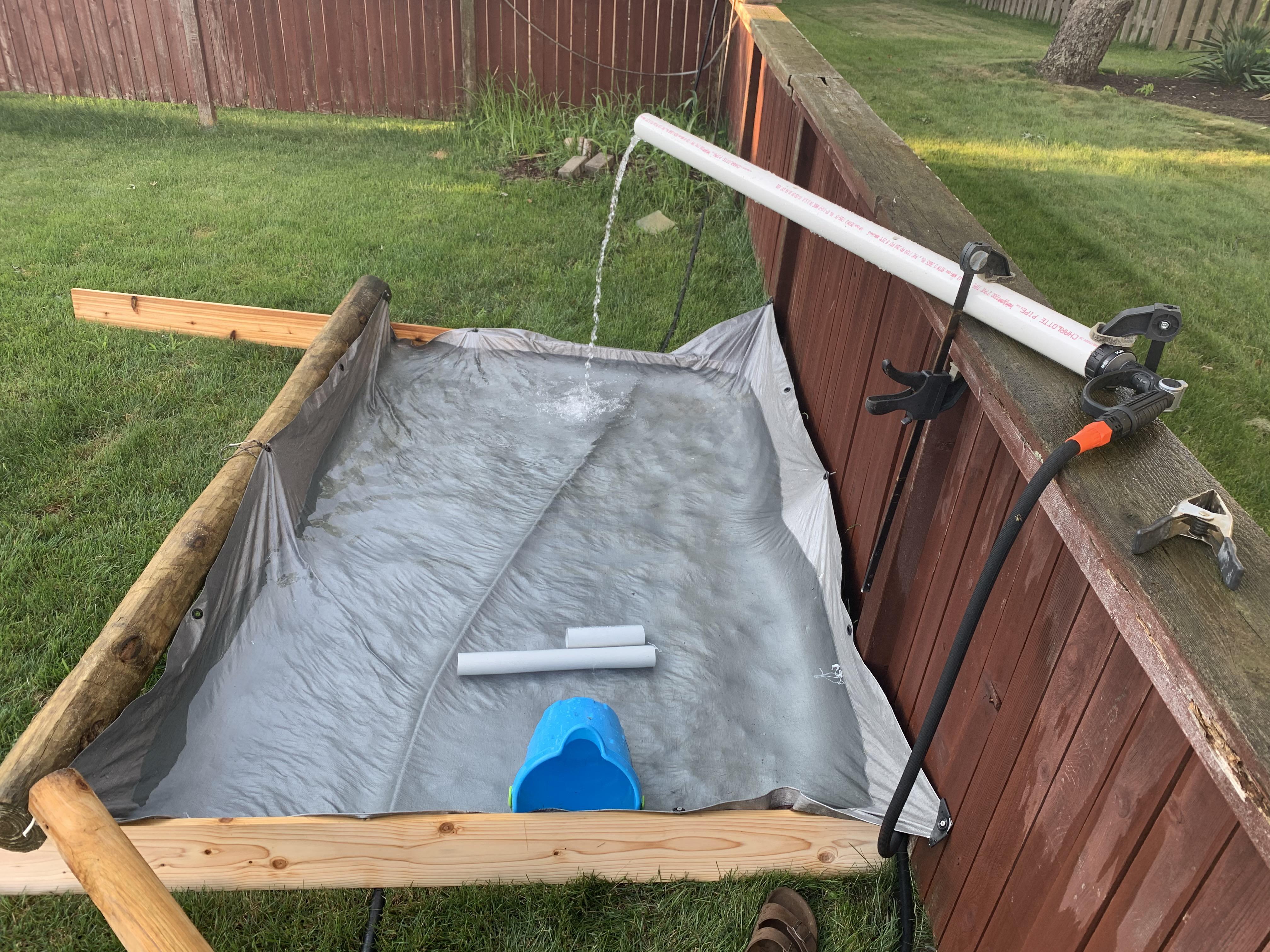 Redneck “pool” for the kiddos. redneckengineering