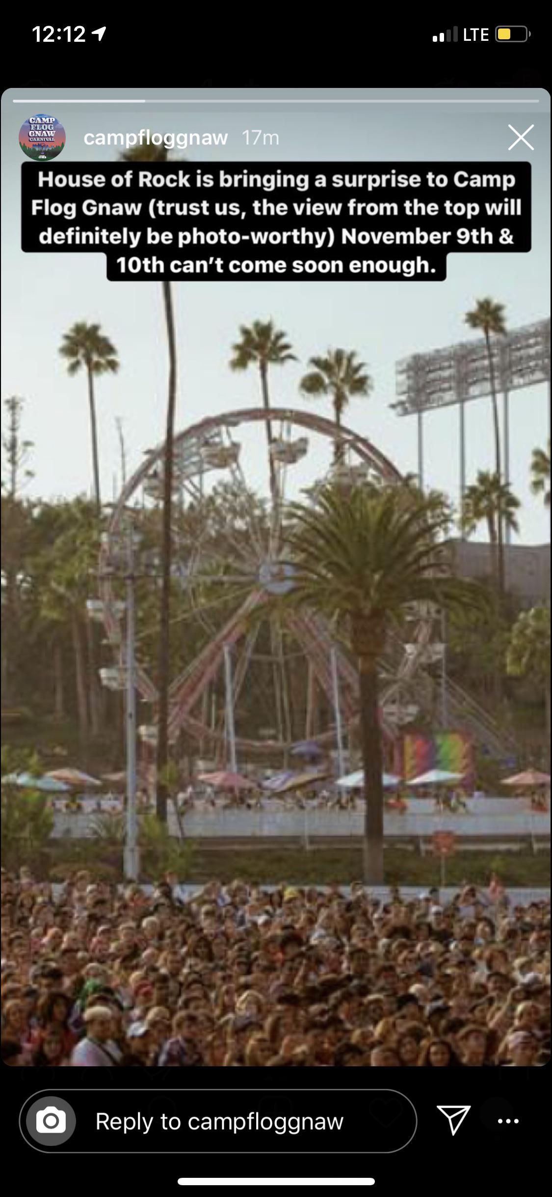 new ig story what does it mean ?? CampFlognaw
