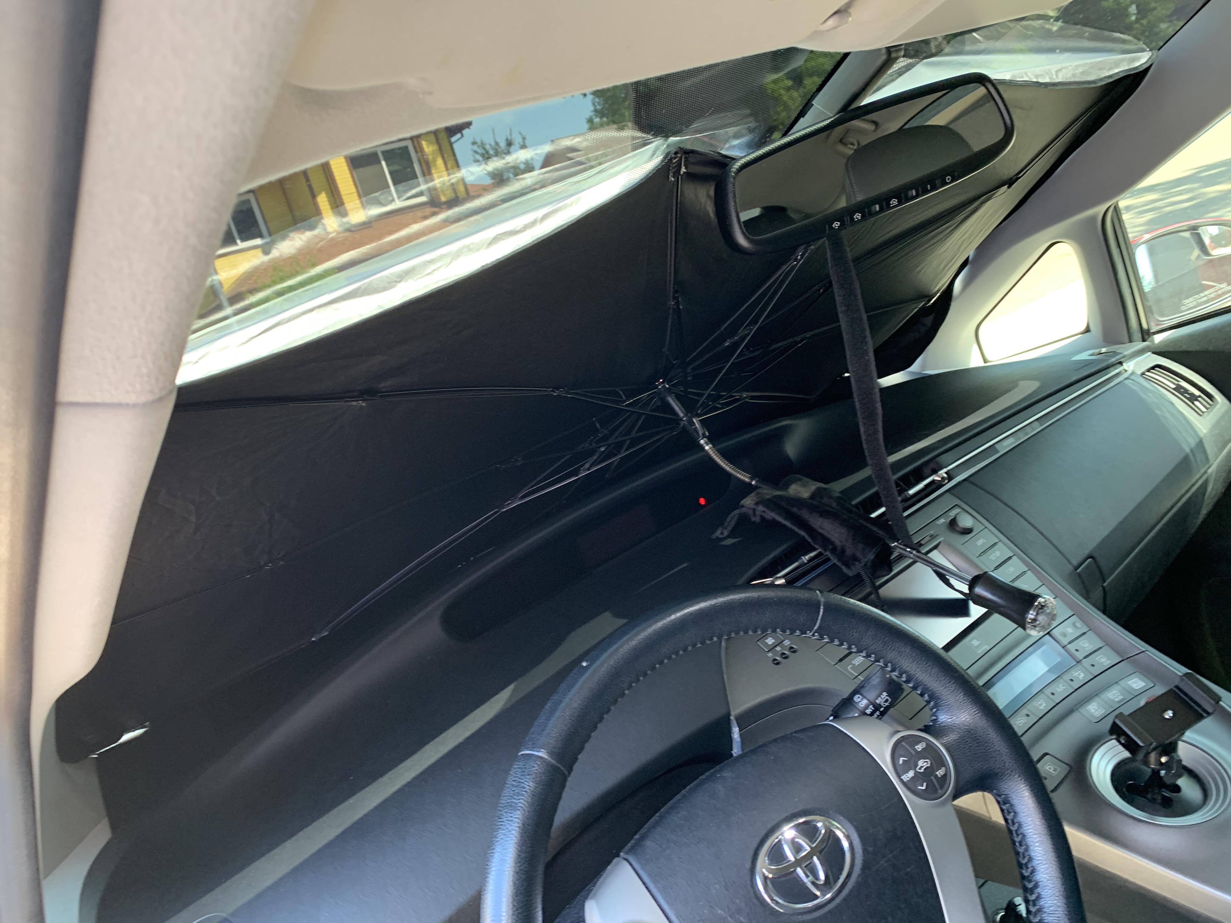 Umbrella Sunshade review for gen 3. r/prius