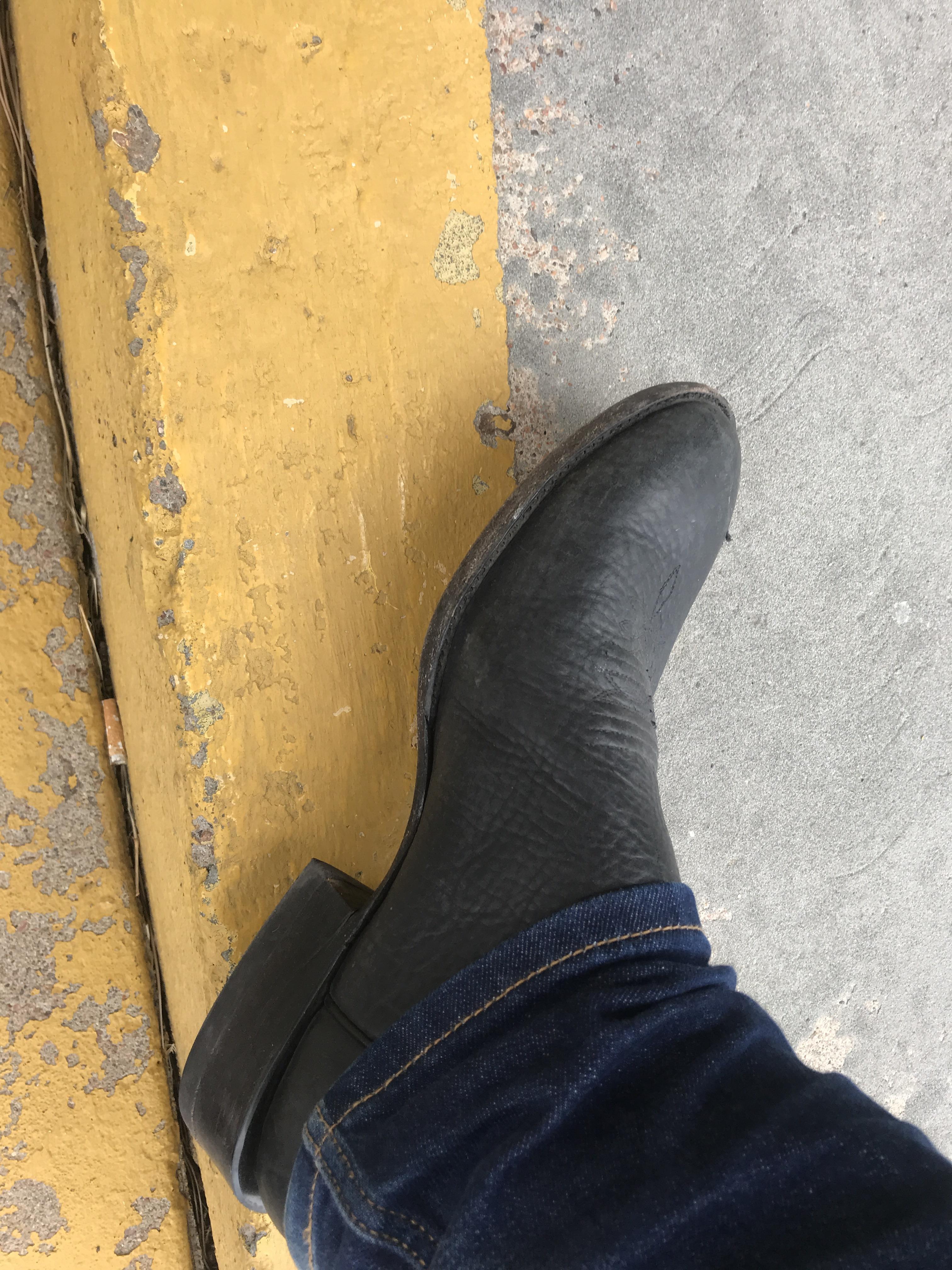 My daily buffalo hide boots r/cowboyboots