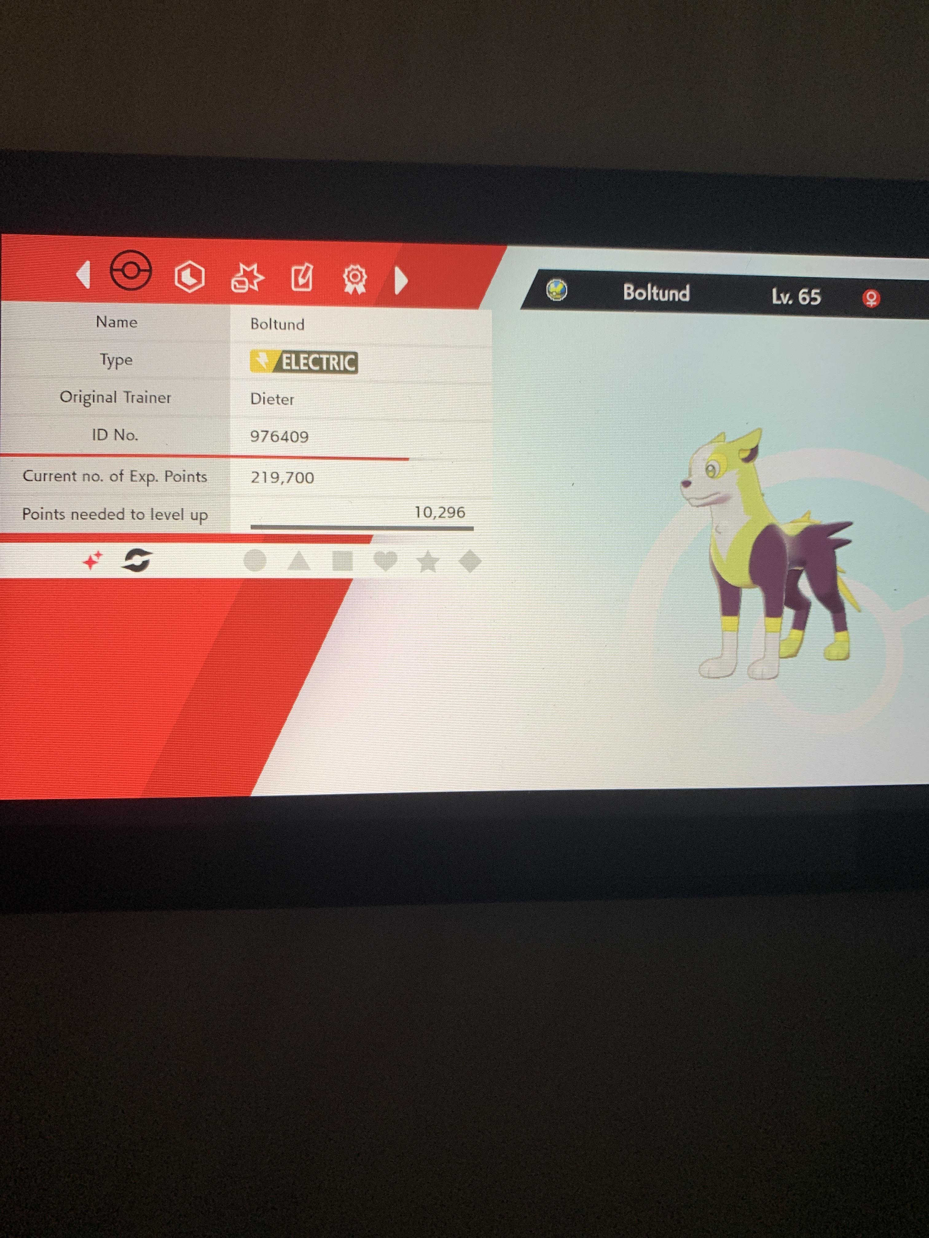 Shiny Boltund Boltund pokémon pokédex providing all