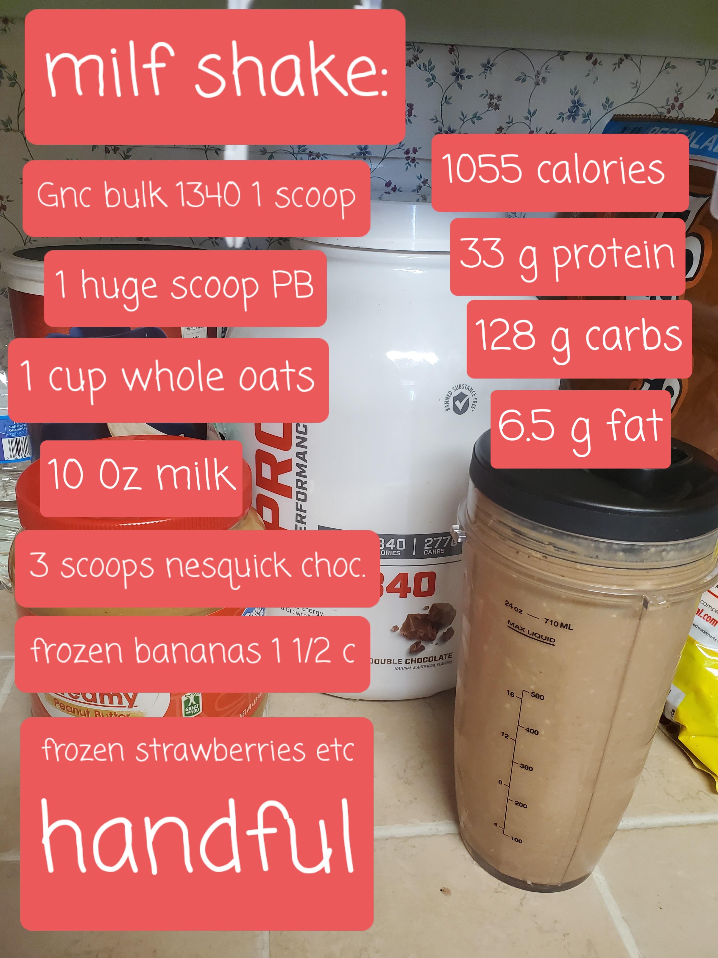 Great tasting protein shake recipe (super calorie surplus) I drink this