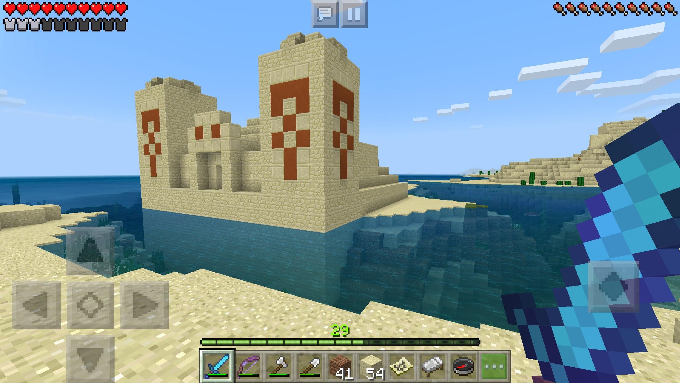 While following a woodland explorer map, I found this desert temple