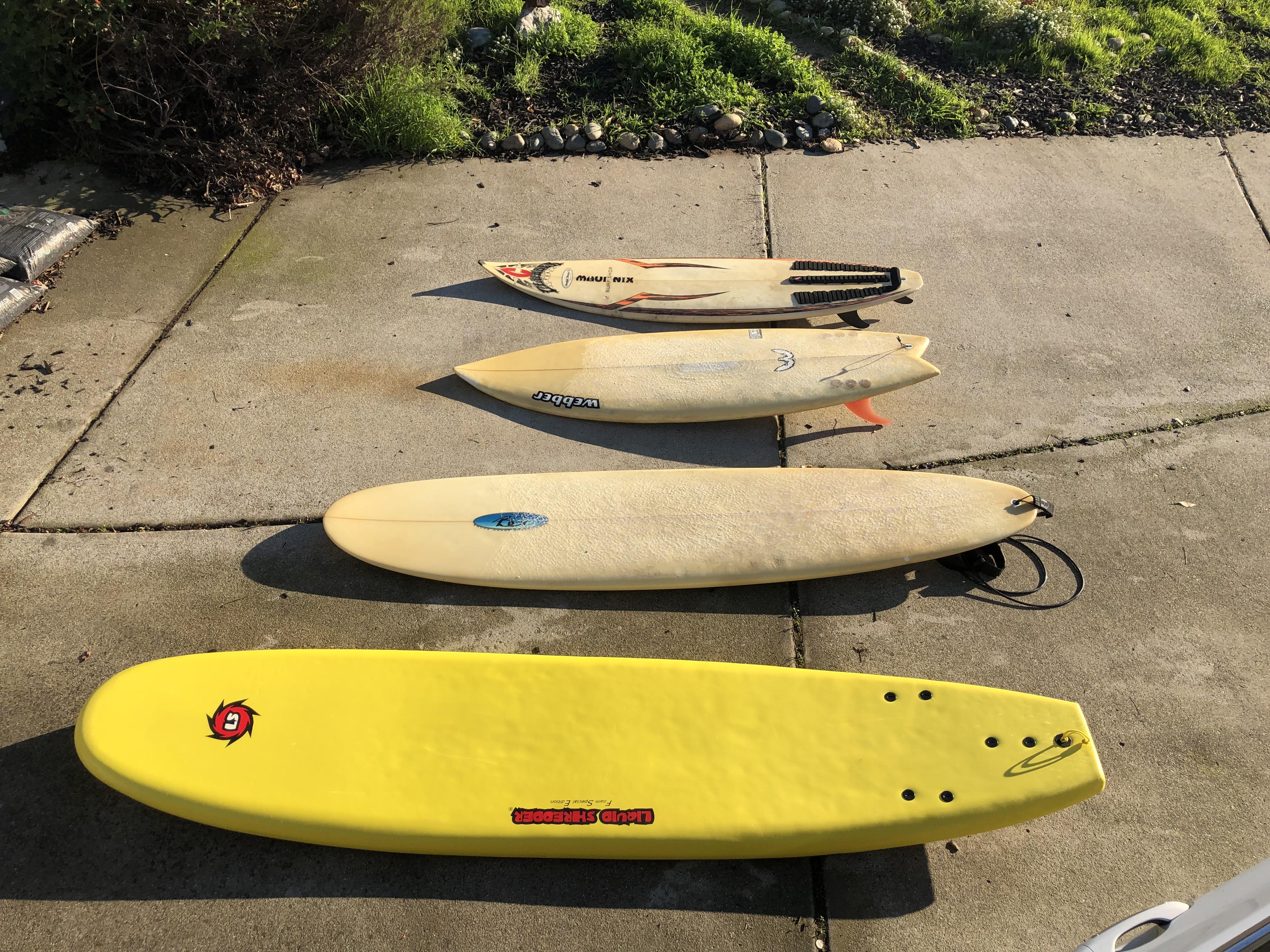 My Kook Quiver (including a way to advanced board) r/surfing